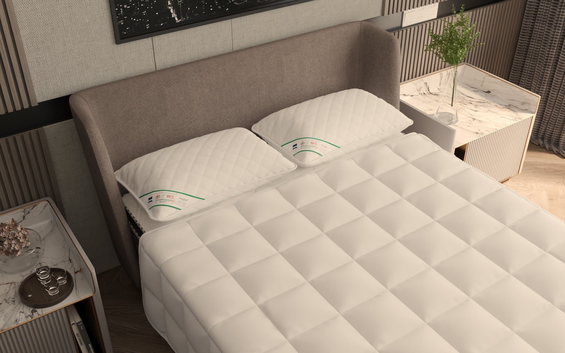 Perna Somnart HypoallergenicMed, lavabila la 95°C - 50 x 70 cm - 16