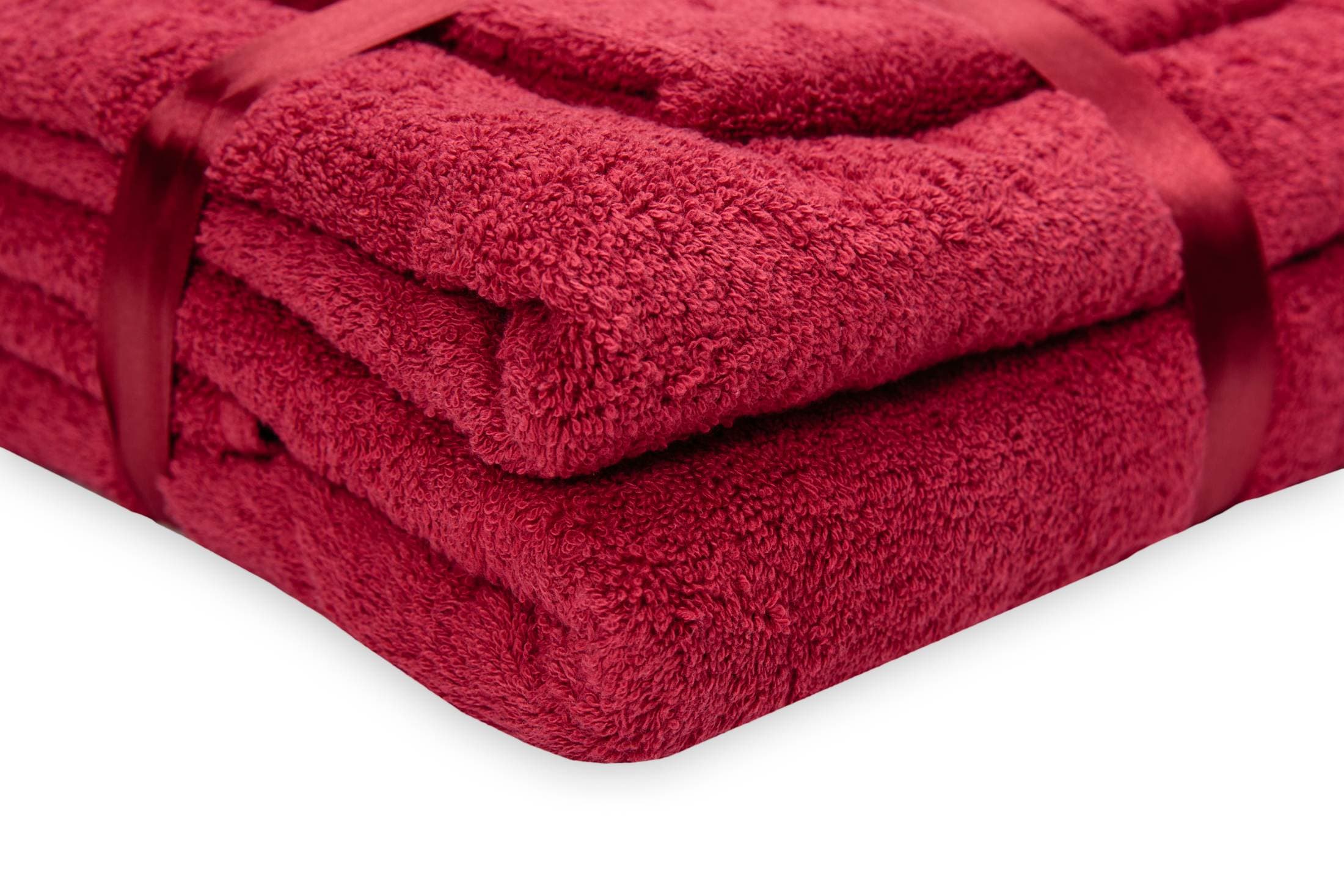 Set prosoape bumbac Somnart, 600gsm, de fata 50x90 cm + de corp 70x140 + de maini 30x50 cm - bordeaux - 11