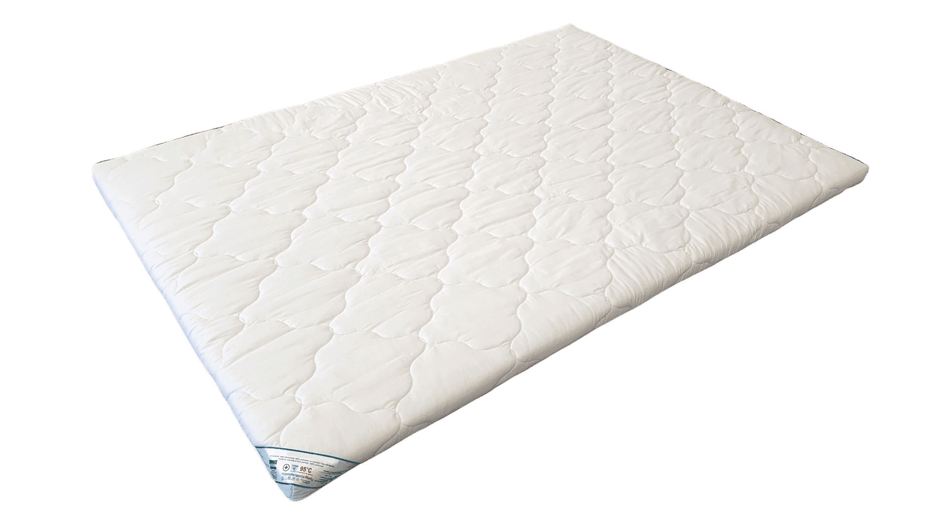 Topper cu memorie, husa bumbac, detasabila, spalare la 90°C, HypoallergenicMed Somnart, 90x200 cm - 2