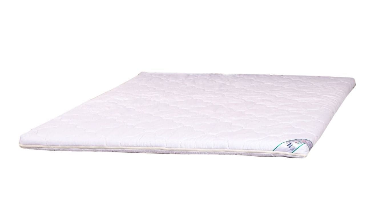 Topper cu memorie, husa bumbac, detasabila, spalare la 90°C, HypoallergenicMed Somnart, 90x200 cm - 4