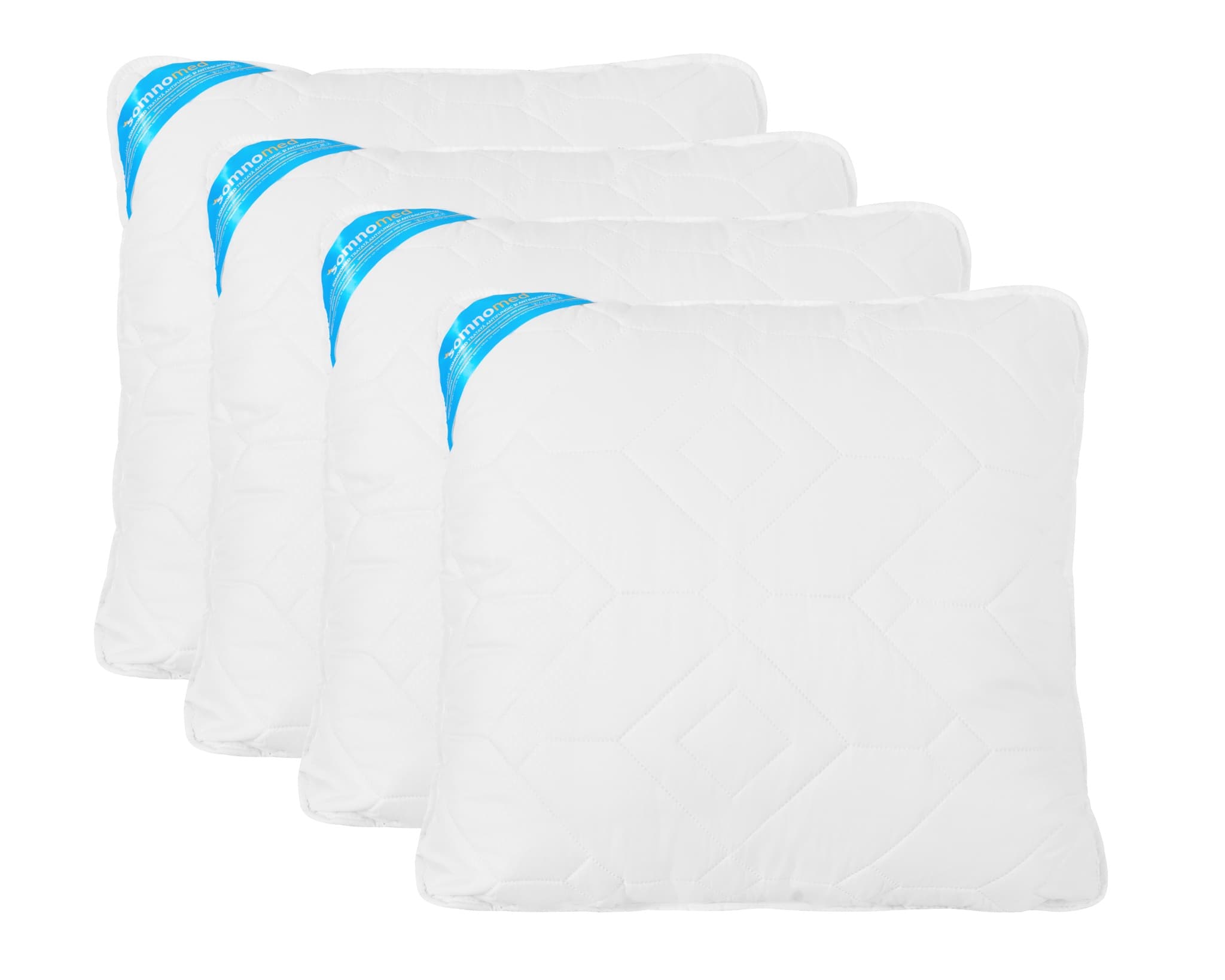 SET 4 Perne Somnomed Antimicrobiene si Antifungice lavabile la 95°C - 70 x 70 cm, vidat