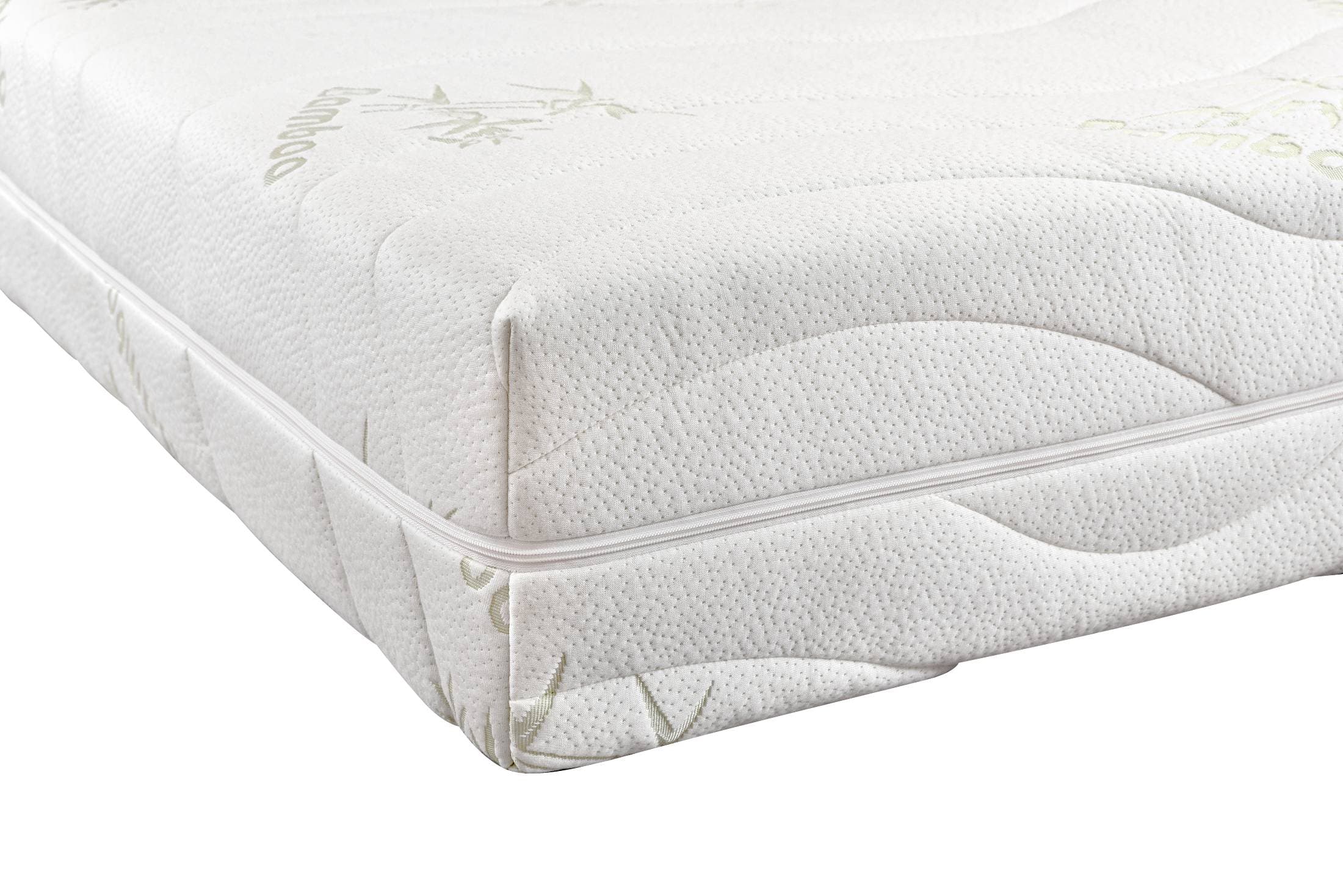 Saltea cu memorie 3D Somnart Memory Bambus 90x200, înălțime 16 cm, husă cu bambus lavabilă și detașabilă cu fermoar, mânere, fermitate medie - 26