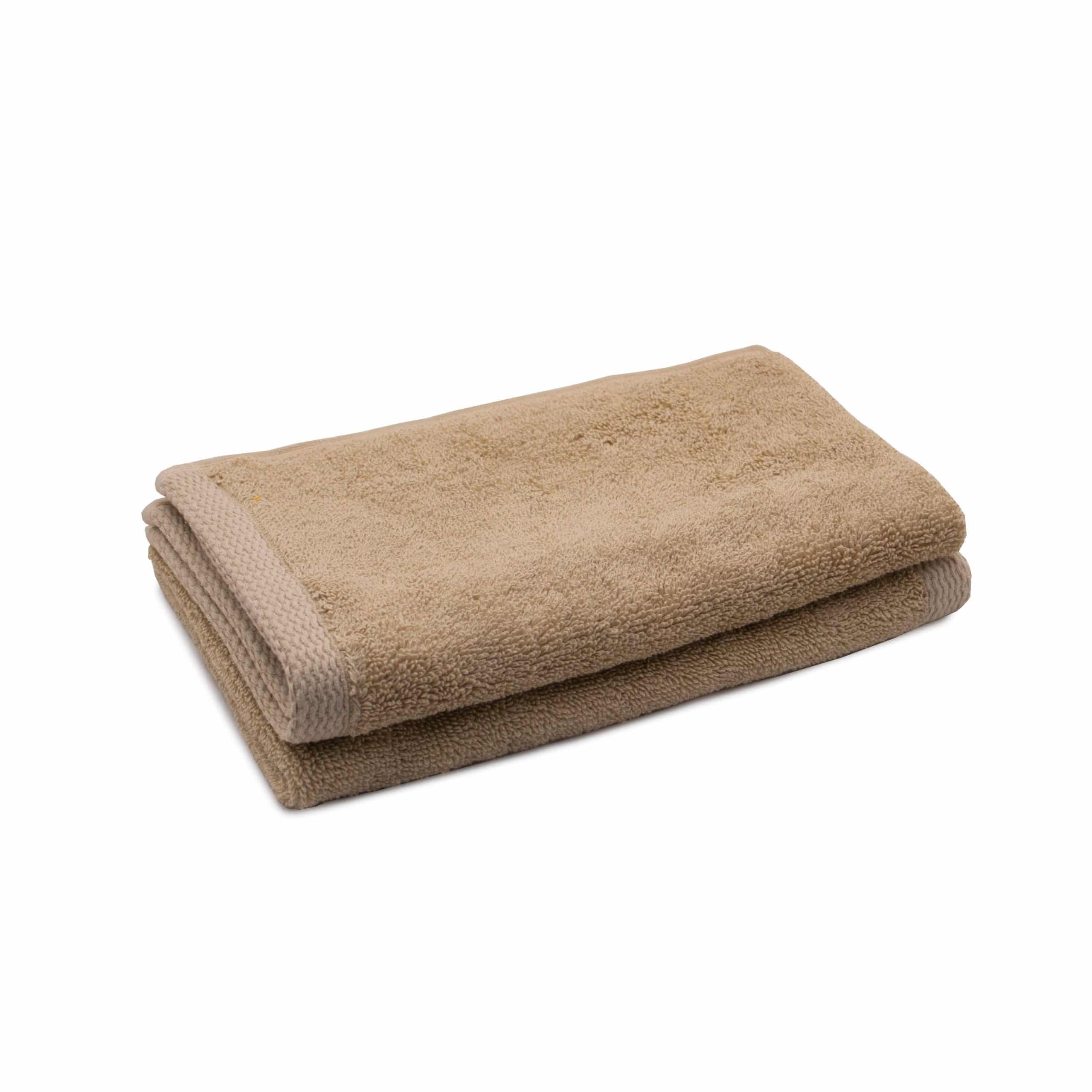 Set 2 prosoape maini bumbac 100%, 600gsm, Somnart, 30x50cm, bej