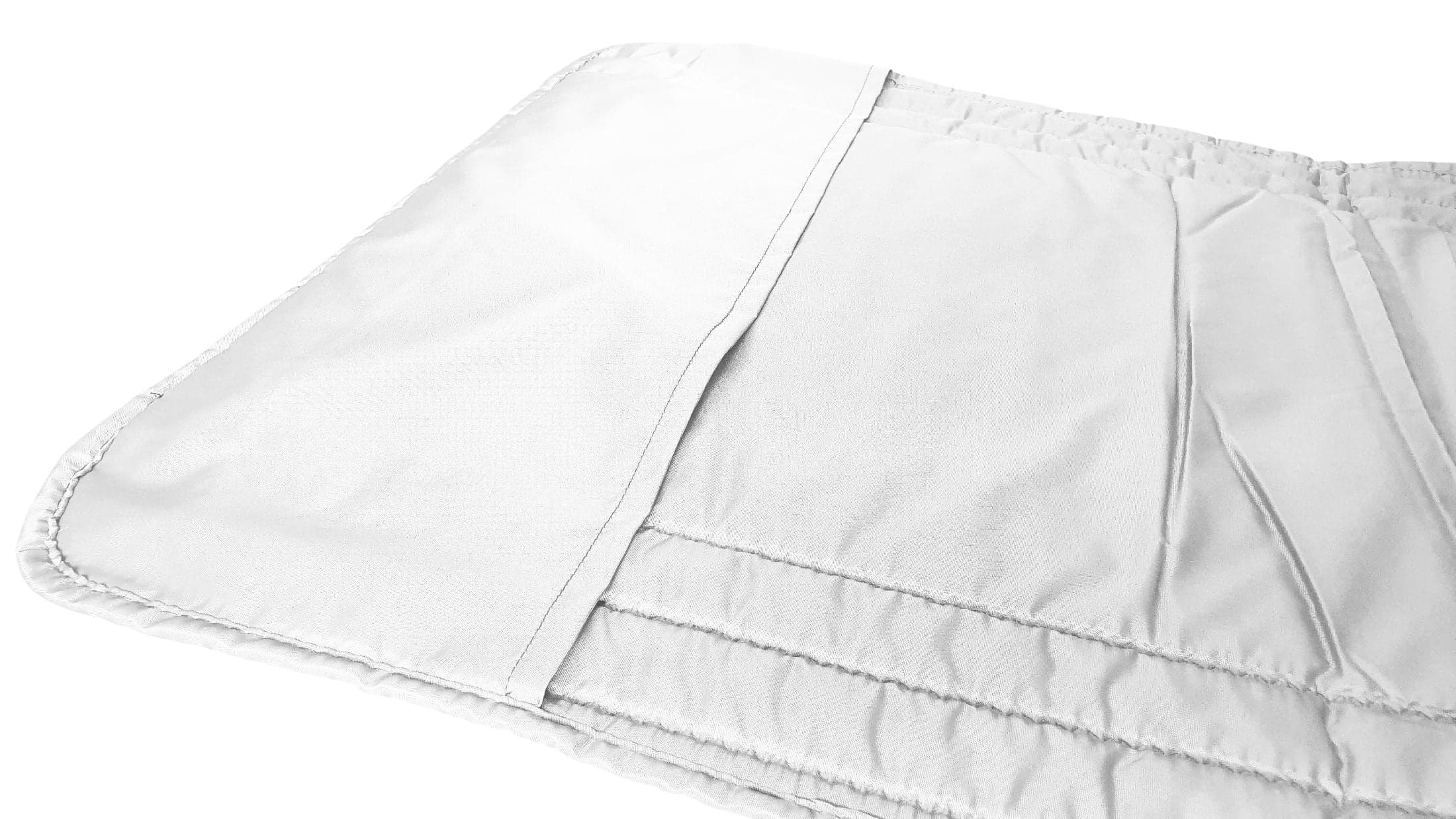Saltea cu interior vatelină Somnart 60x190, înălțime 1 cm, pentru șezlong, două segmente, husă impermeabilă, culoare albastru - 31