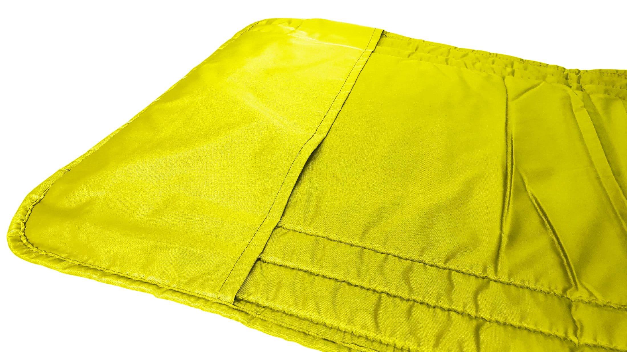 Saltea cu interior vatelină Somnart 60x190, înălțime 1 cm, pentru șezlong, două segmente, husă impermeabilă, culoare albastru - 22