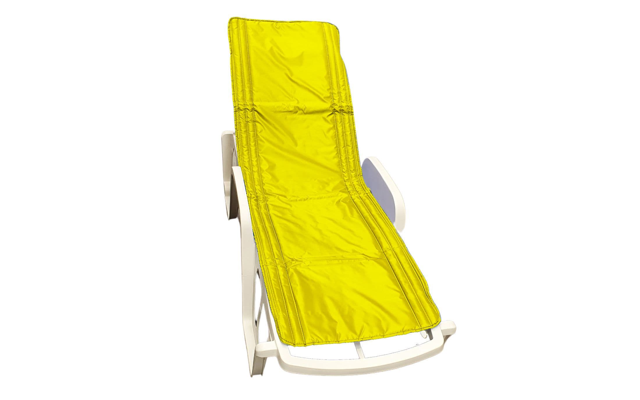 Saltea cu interior vatelină Somnart 60x190, înălțime 1 cm, pentru șezlong, două segmente, husă impermeabilă, culoare albastru - 24