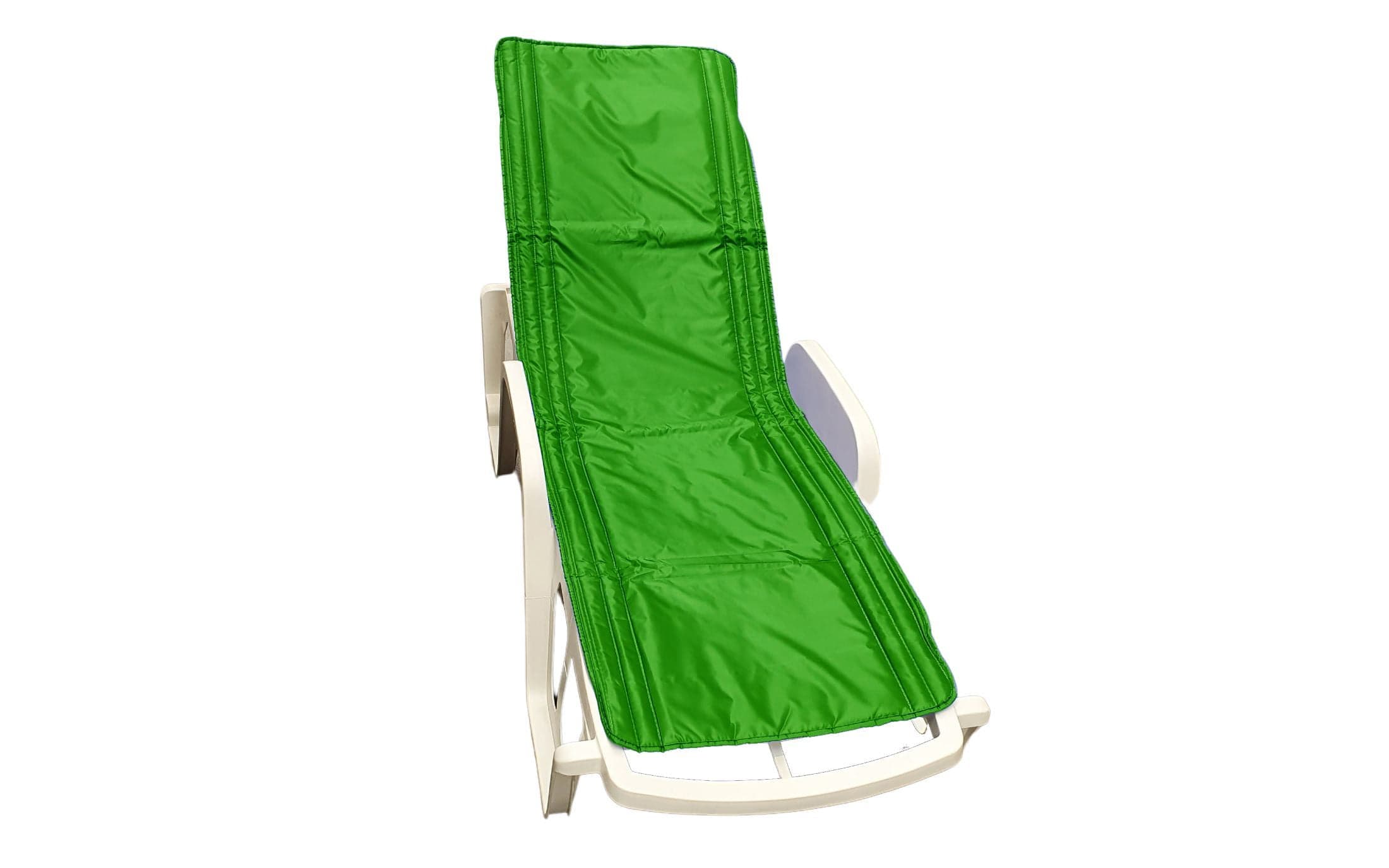Saltea cu interior vatelină Somnart 60x190, înălțime 1 cm, pentru șezlong, două segmente, husă impermeabilă, culoare albastru - 20