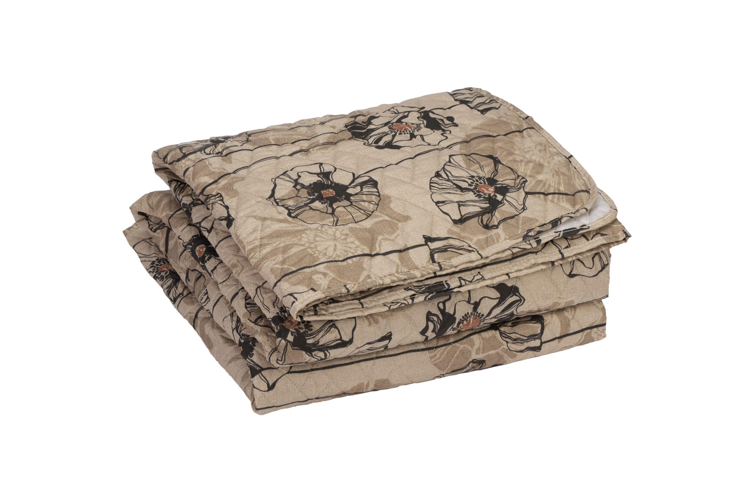 Cuvertura matlasata Somnart Brown, 210x240 cm, microfibra