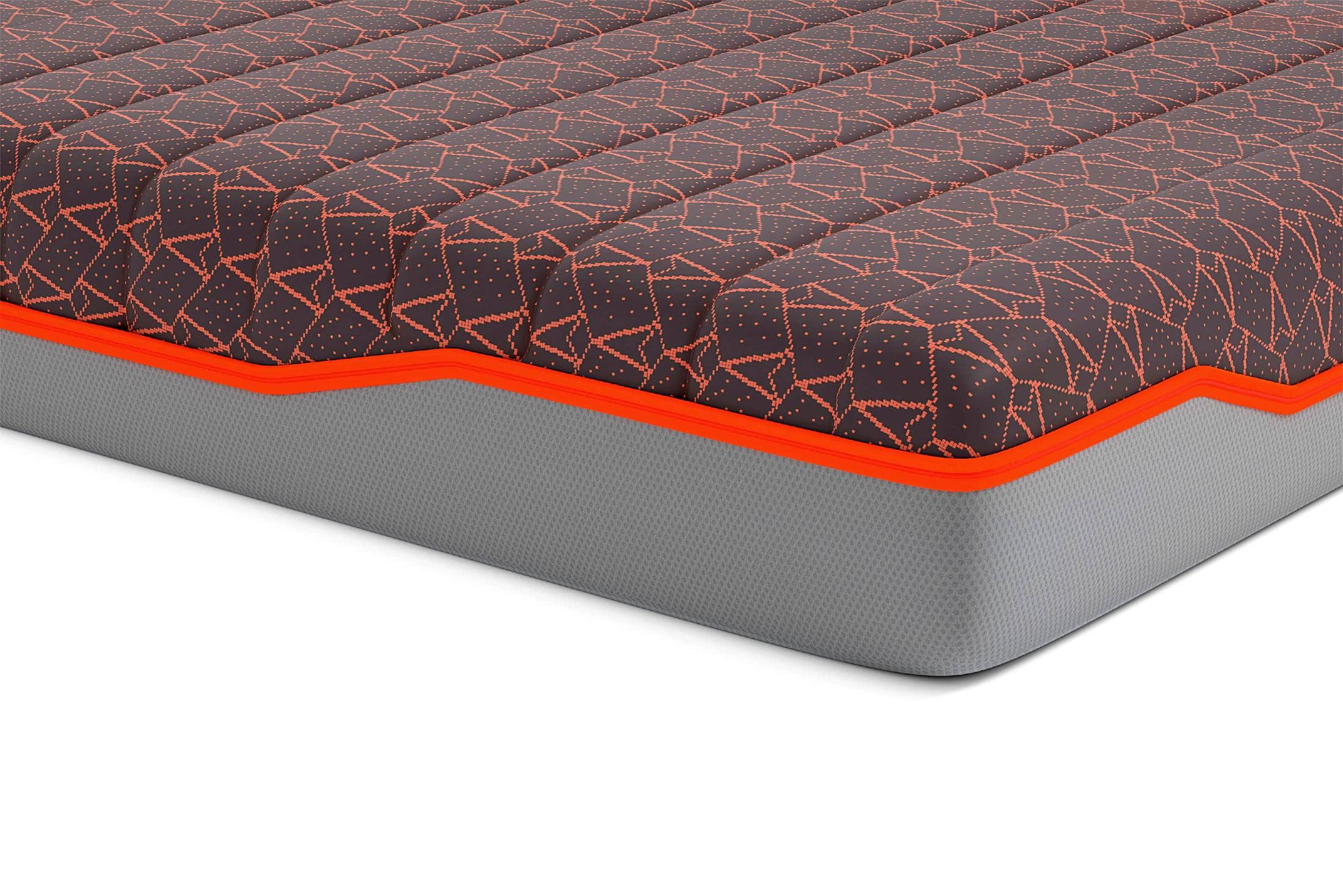 Saltea cu memorie și arcuri individuale SomnArt Supreme Pocket Multilayer 90x200, înălțime 24 cm, husă detașabilă, fermitate medie - 7