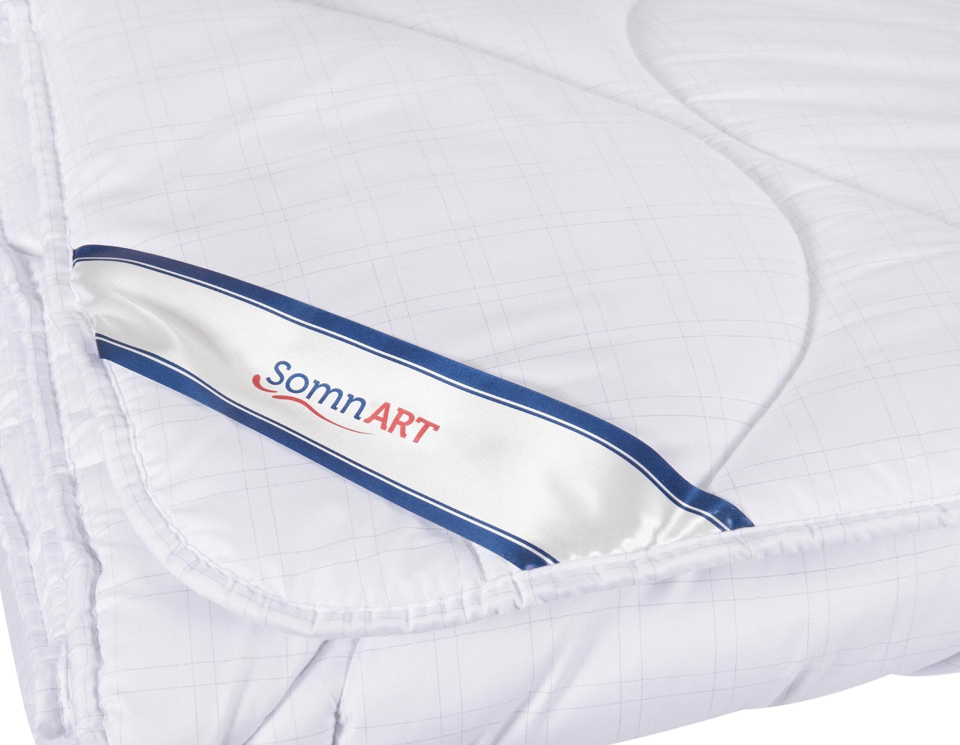 Pilota 150x200 cm Somnart microfibra Carbon matlasata model patrat, umplutura medie 300 gsm, pentru primavara / toamna - 5