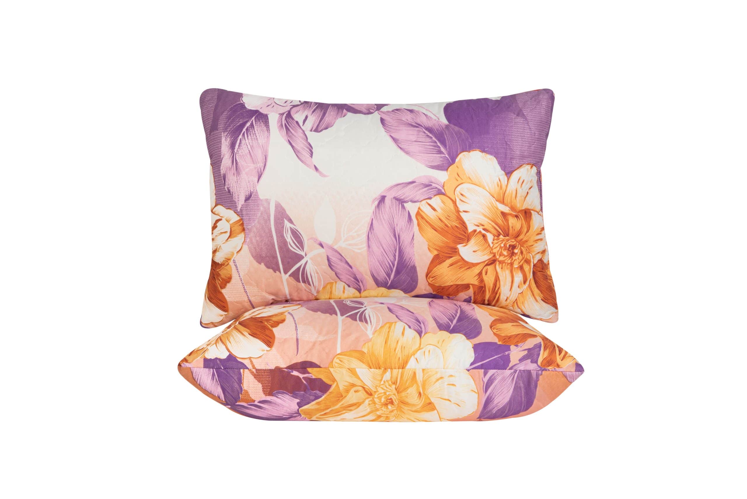 Set 2 perne Somnart microfibra Ultrasleep Purple Flowers Somnart 50x70 cm