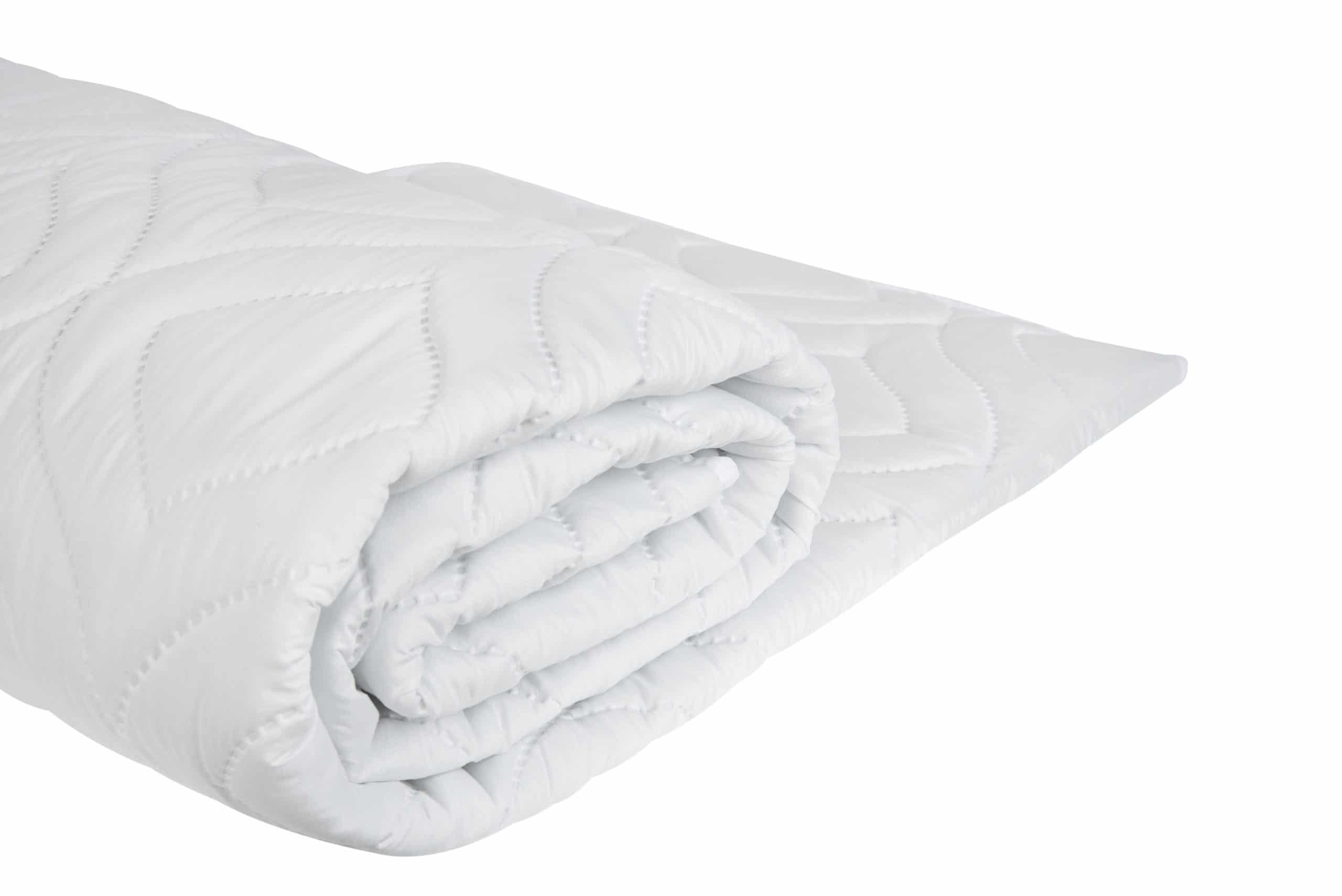 Pilota matlasata Ultrasleep Somnart, 150x200 cm, 250 g/mp, microfibra, matlasare ultrasonica, lavabila la 40°, alb - 2