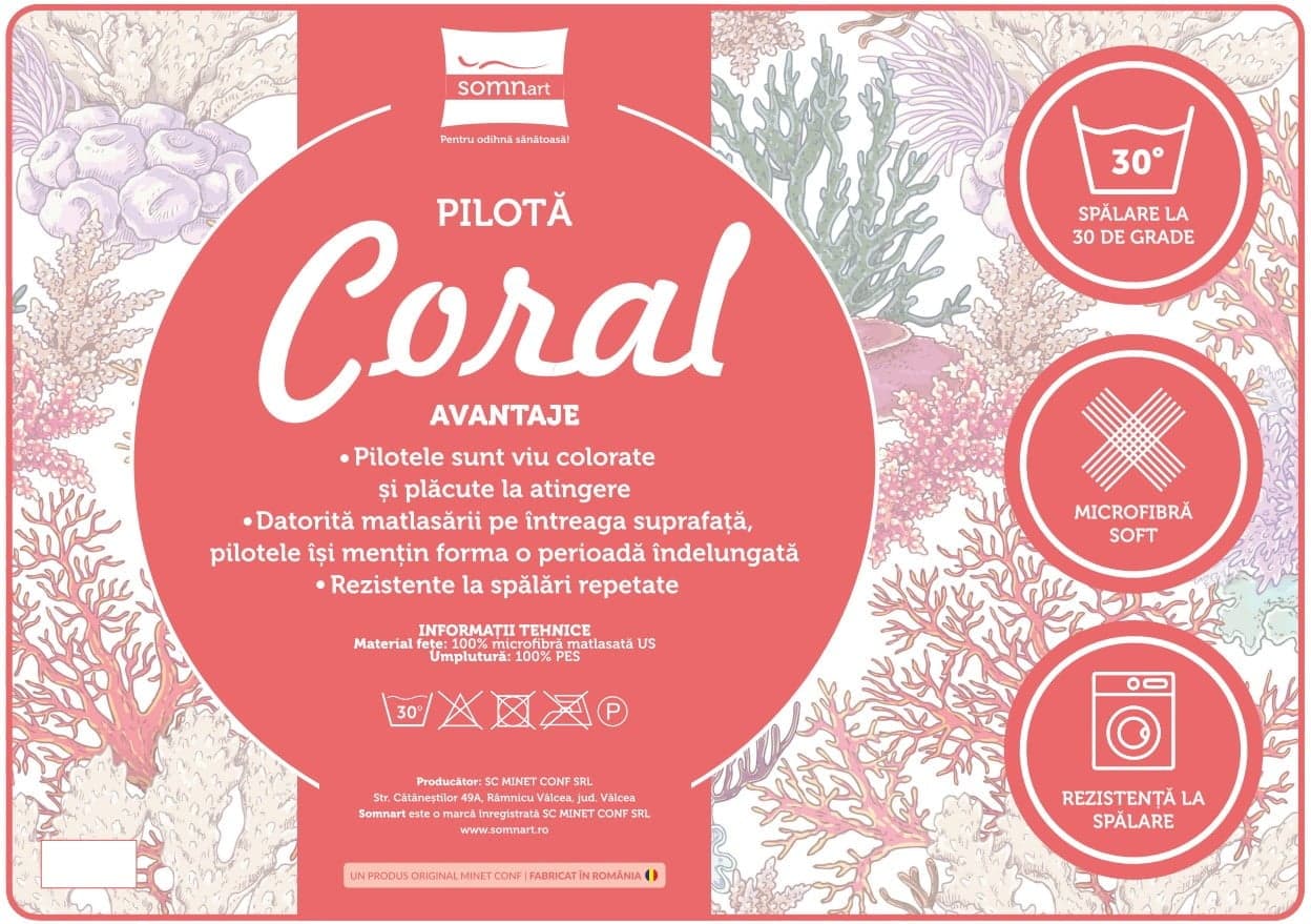 Pilota Coral microfibra Purple Magic, Fill 300 g/mp, 200x220 cm - 3