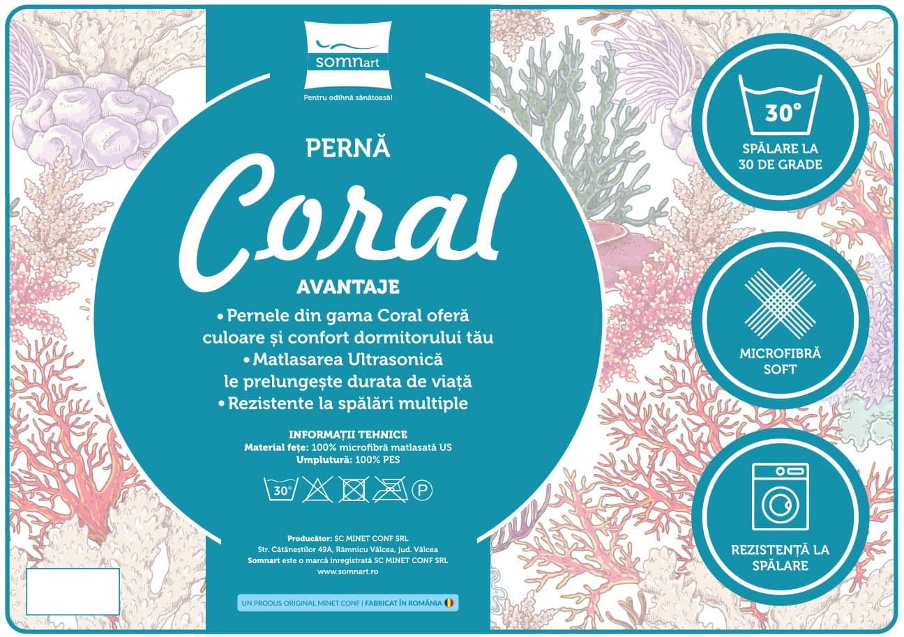 Set 2 Perne matlasate US, microfibra Sweet Liliac, 70x70 cm - 3