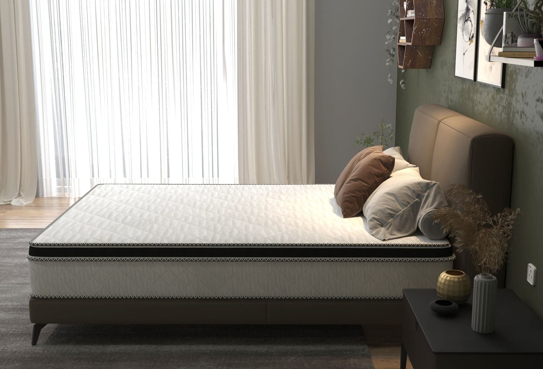 Saltea cu arcuri SomnART FERMO 120x200, înălțime 30 cm, superortopedica, husă matlasată, duritate extra ferma - 18