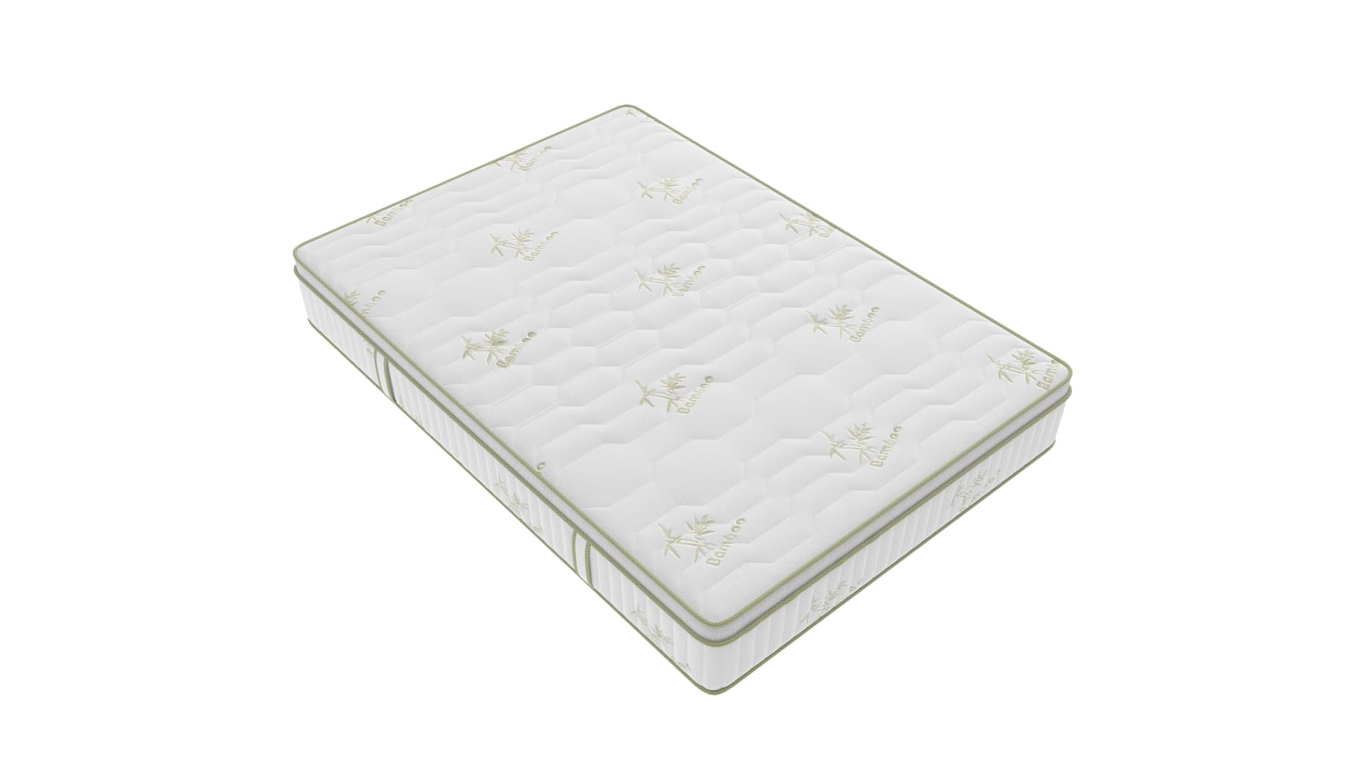 Saltea cu memorie si arcuri Bambus Super Confort Pocket Multilayer 140x200, inaltime 25 cm, husa matlasata, sistem 3D, manere, fermitate medie - 8