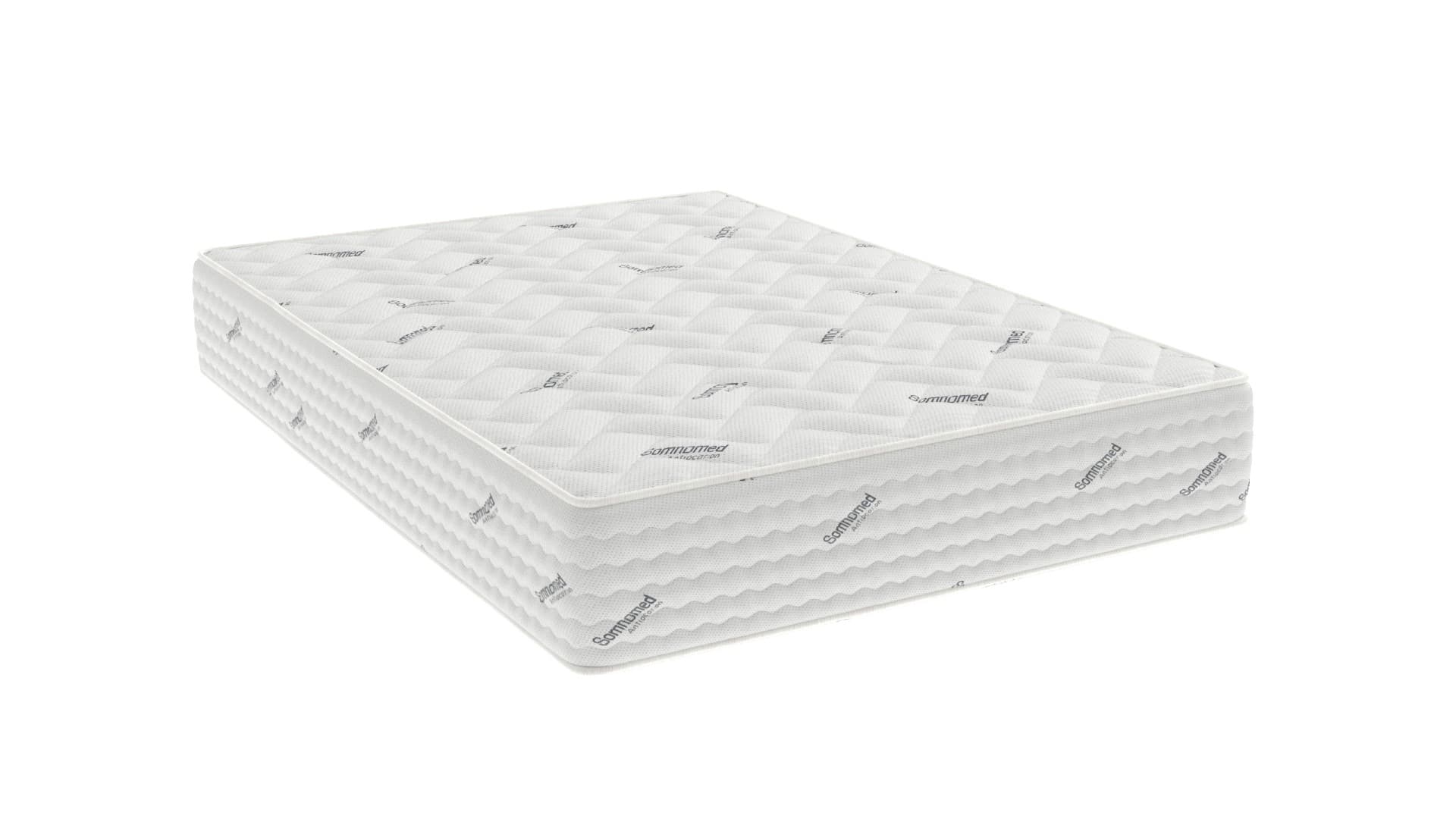 Saltea cu arcuri Pocket Somnomed Comfort Fit HoReCa 140x200, înălțime 30 cm, spumă cu memorie, husa tratament antifungic, fermitate mediu-tare - 8