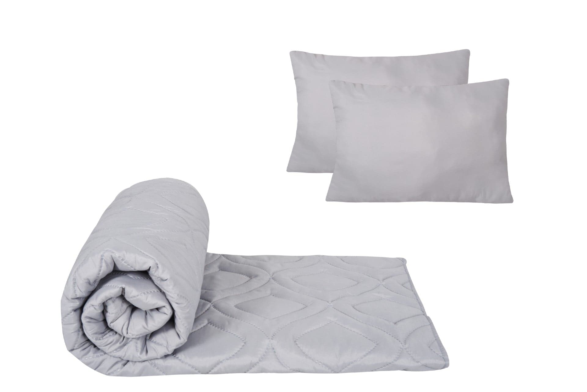 Set pilota Belina 180x200 cm+ 2 perne Belina 50x70 cm - GRI