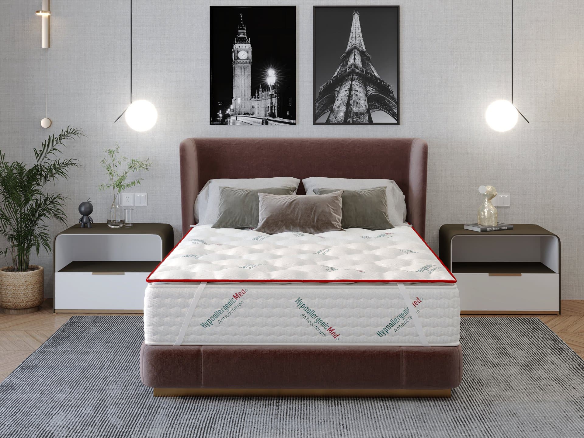 TopProtect HypoallergenicMed pentru saltea, tricot, 90x200 cm - 11