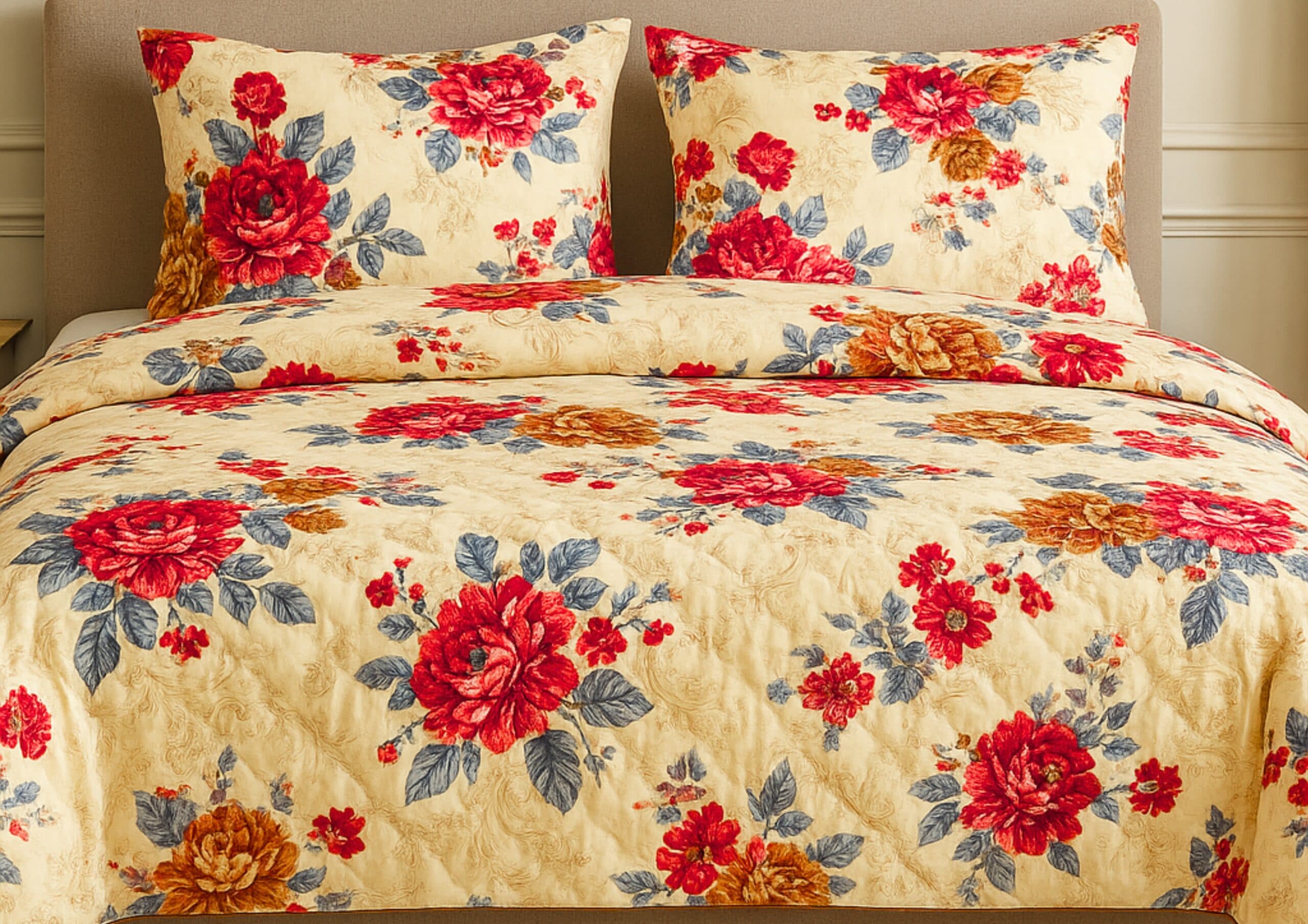 Set pilota Amore, matlasata ata, fill 250gsm 180x200 + 2 perne Luxury Amore, nematlasate 50x70 - 2