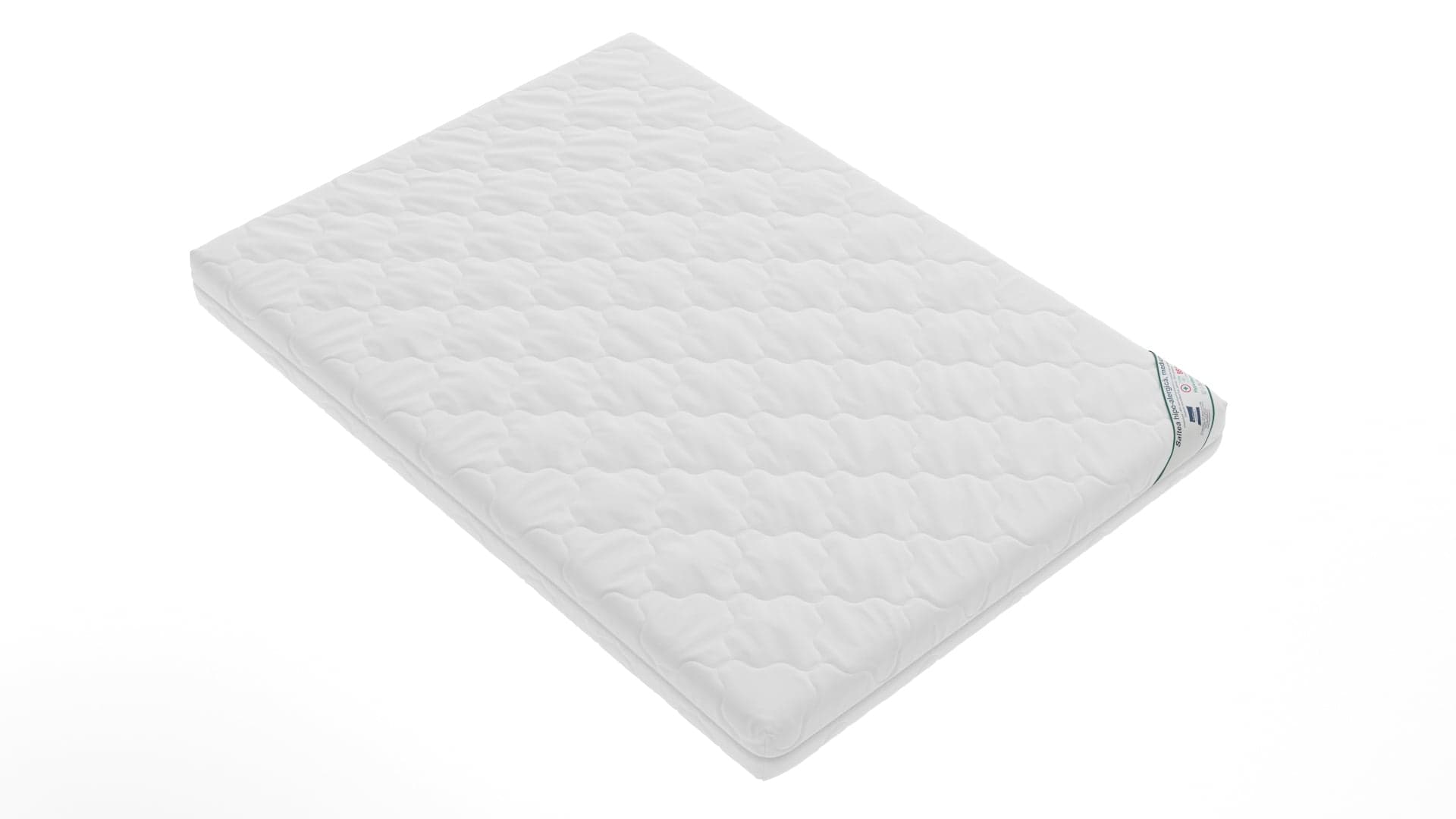 Saltea cu spumă poliuretanică HypoallergenicMed PolyCotton 140x200, hipoalergenică, husă lavabilă și detașabilă cu fermoar, fermitate medie - 7