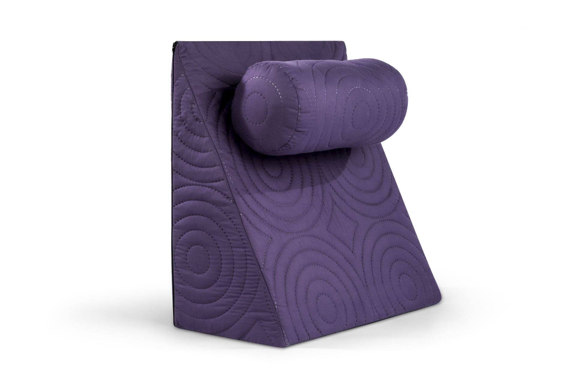Perna Relax TV 60x68x30cm, ortopedica pentru citit, antireflux, cu husa detasabila, confortabila si rezistenta la spalari multiple la 40 grade, Mov