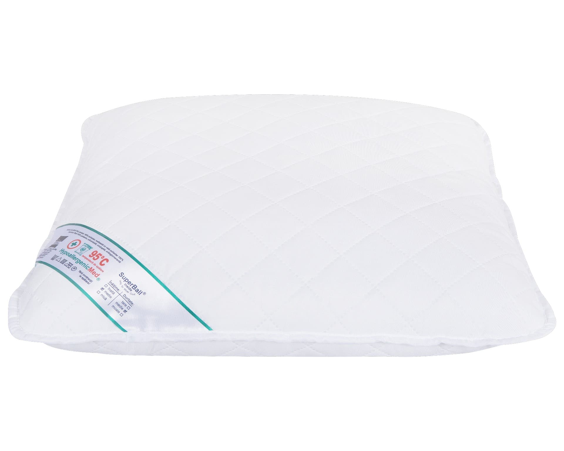 Perna Somnart HypoallergenicMed, lavabila la 95°C, 70 x 70 cm - 2