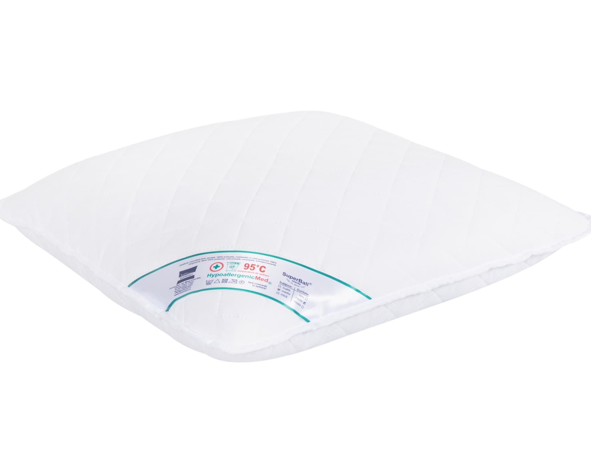 Perna Somnart HypoallergenicMed, lavabila la 95°C, 70 x 70 cm - 3