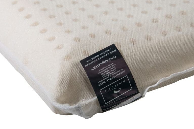 Perna Latex Natural Puiutul Mamei Somnart Baby Latex, joasa, 40x30, H6,5 cm, crem - 2