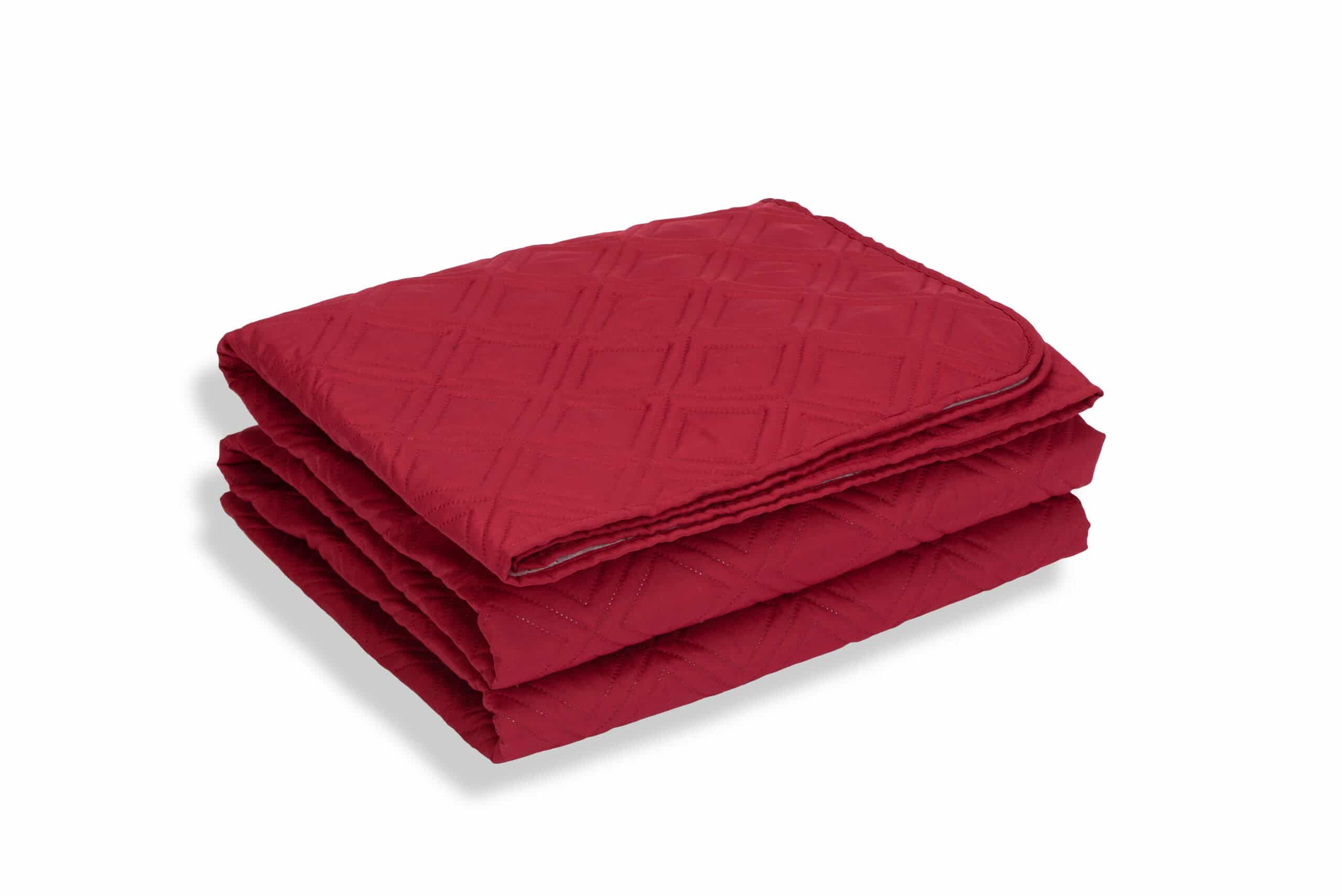 Cuvertura de pat Somnart, Bordeaux, microfibra soft-touch, 220X240 cm - 2