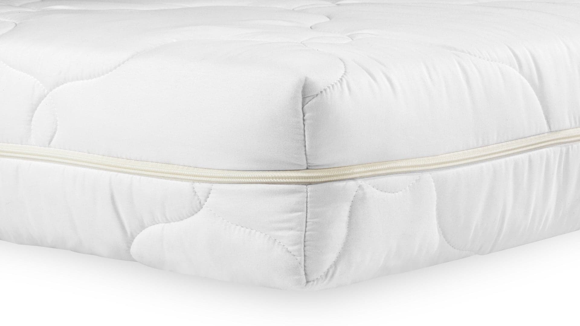 Saltea cu spumă poliuretanică Somnart HypoallergenicMed Bumbac 100x200, înălțime 16 cm, hipoalergenică, husă cu fermoar, rulată, fermitate medie - 10