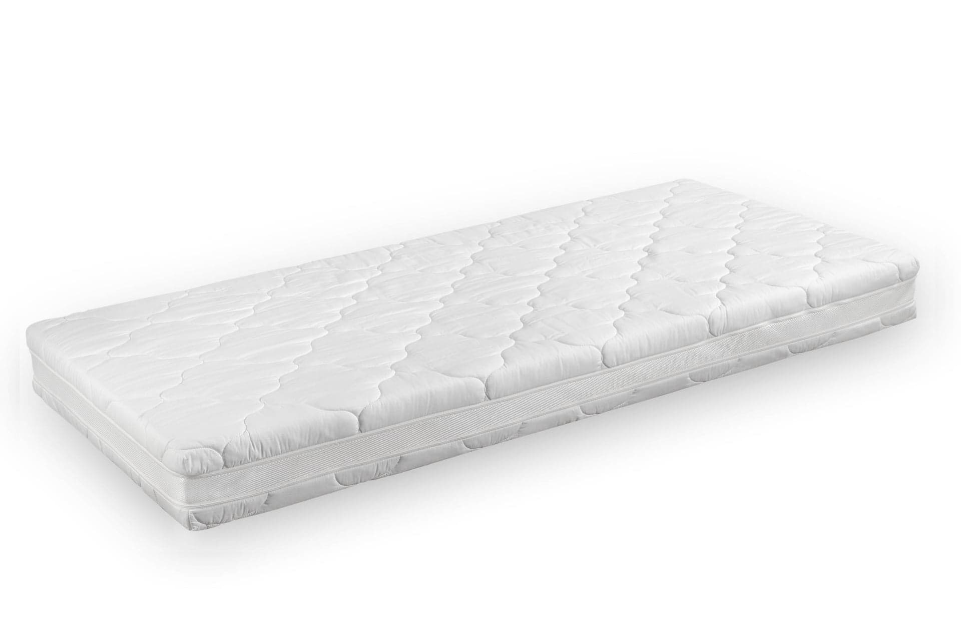 Saltea cu spuma poliuretanica Somnart Air-flow 90x200, inaltime 16 cm, super-ventilata, husa 3D Bumbac Natur lavabila, detasabila, hipoalergenica, rulata, fermitate medie