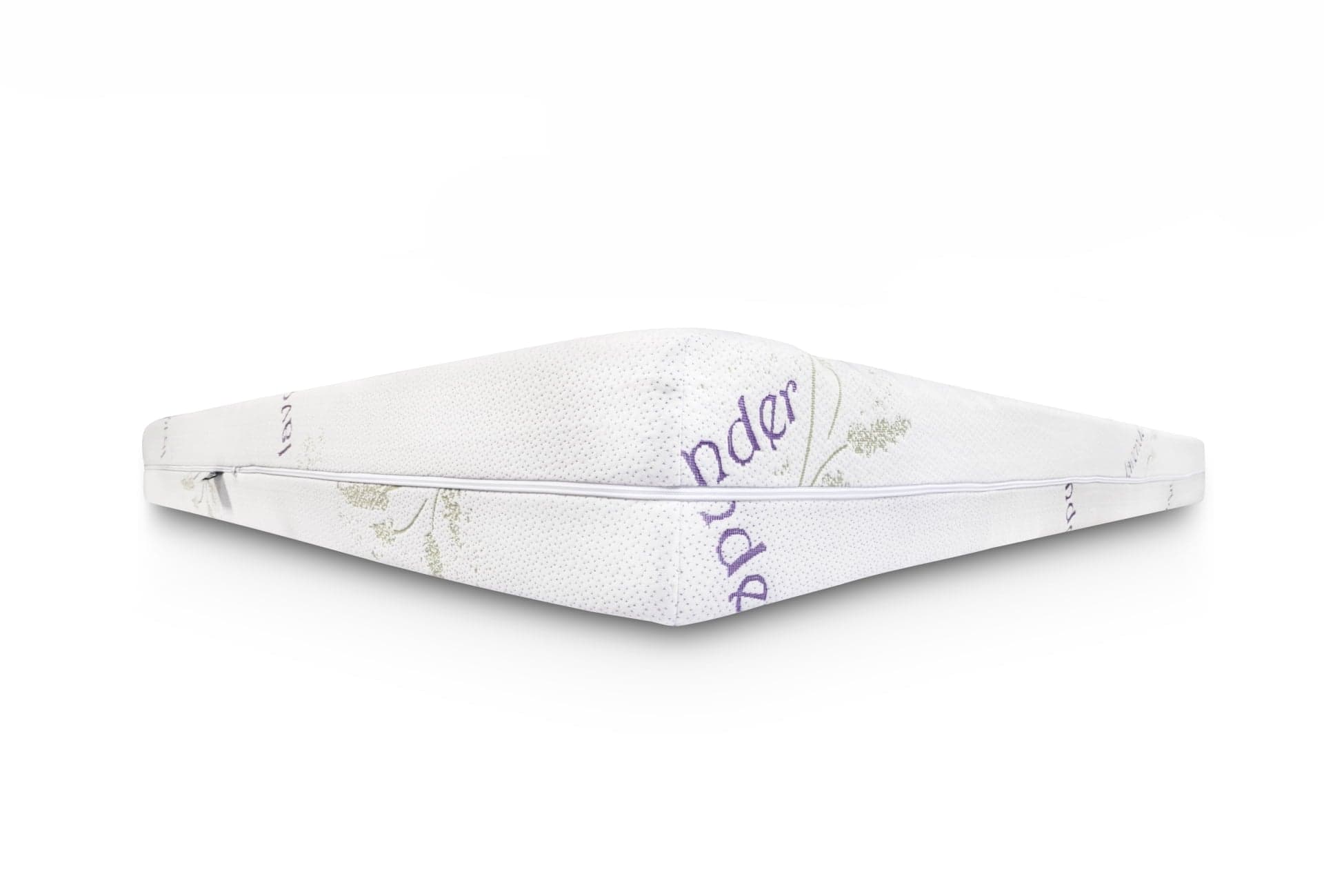 Saltea cu spumă poliuretanică 7 zone confort Somnart Lavender Fragrance 160x200, înălțime 18 cm, husă tratată lavandă, lavabilă, fermoar, fund anti-alunecare, fermitate medie - 2