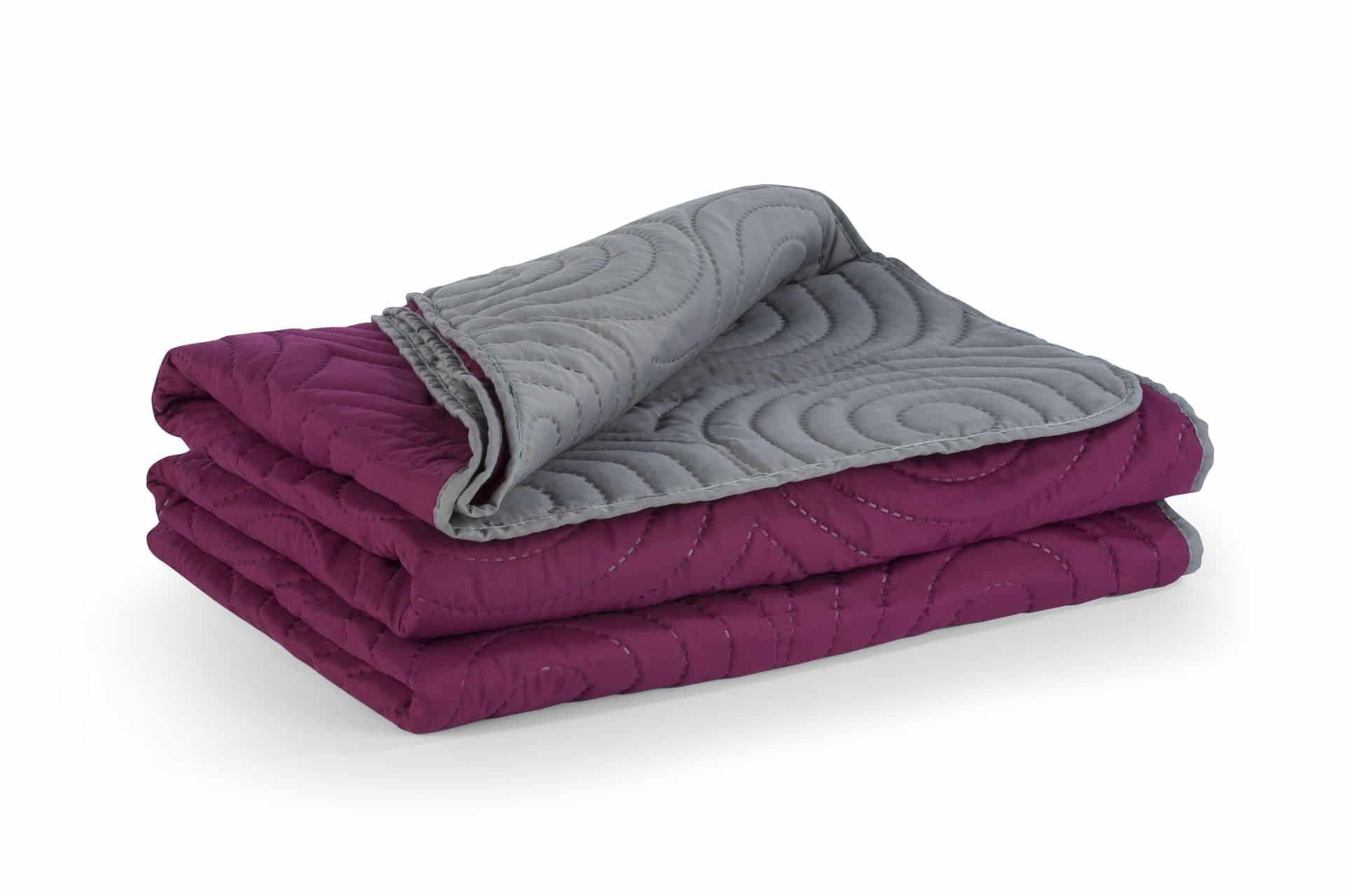 Set Cuvertura Pat + fata de perna "Burgundy" - 170x240 cm