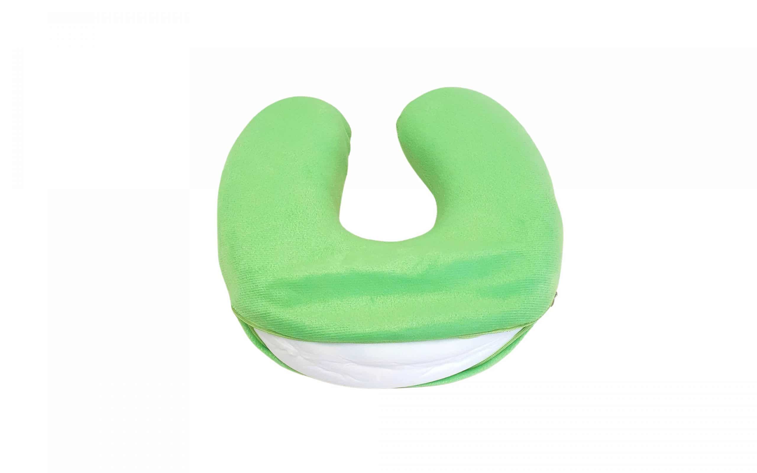 Perna calatorie Somnart Memory, cu spuma de memorie si husa detasabila si lavabila, Aloe Vera - 7