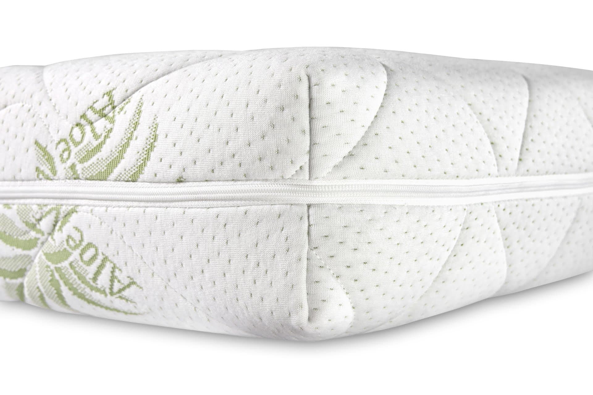 Saltea cu spumă poliuretanică Confort 4Family 90x190, înălțime 14 cm, cu Aloe Vera, husa lavabilă și detașabilă cu fermoar, fermitate medie - 8
