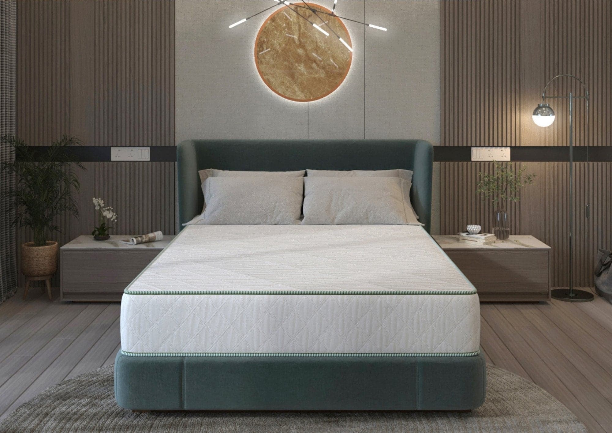 Saltea cu arcuri SomnART LETTO Plus 80x200, înălțime 24 cm, ortopedică, husă matlasată, duritate tare - 4