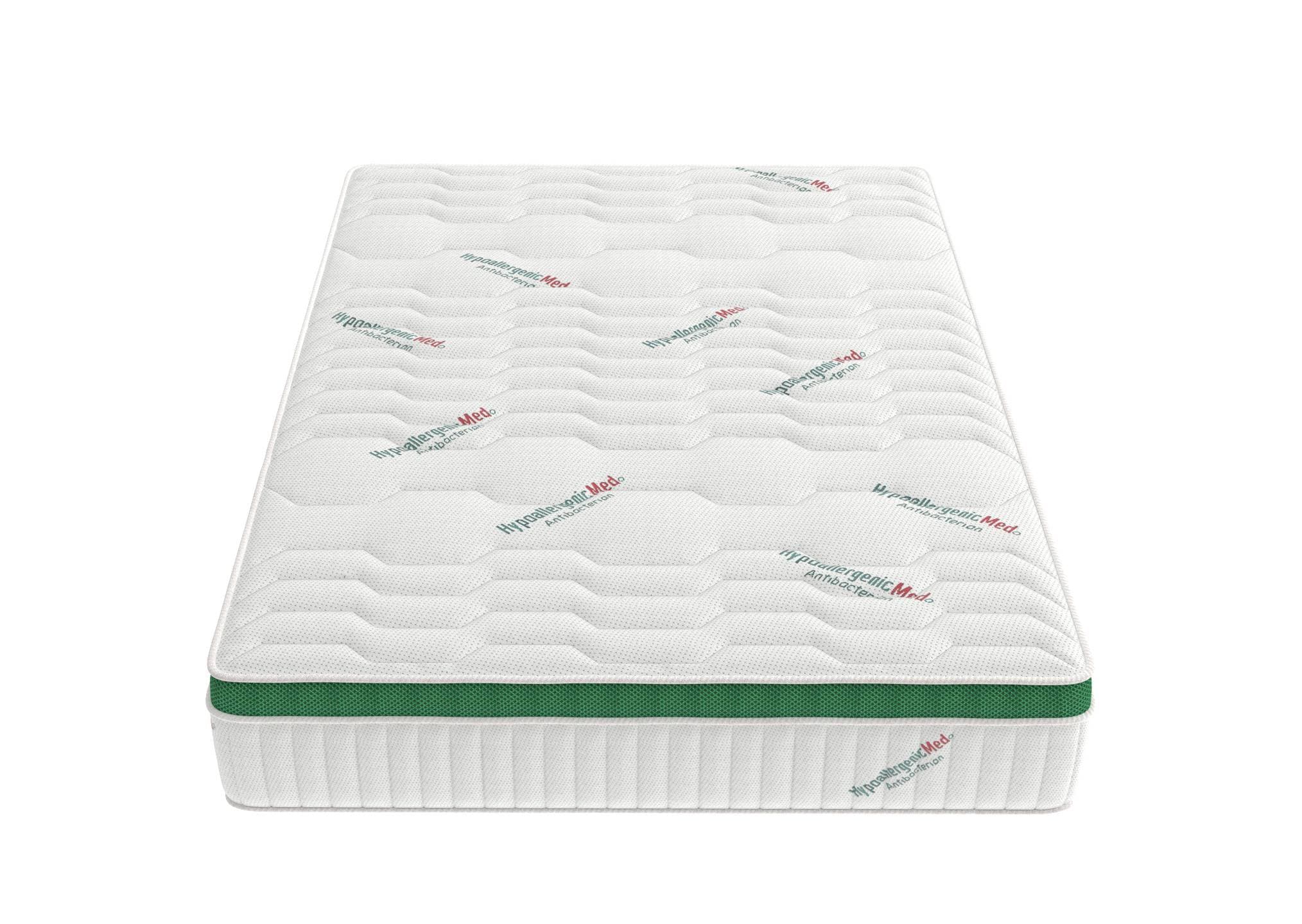 Saltea cu arcuri HypoallergenicMed Primo Protect 140x200, înălțime 23 cm, ortopedică, husă tratament antialergic, fermitate mediu-tare, sistem aerisire 3D - 8