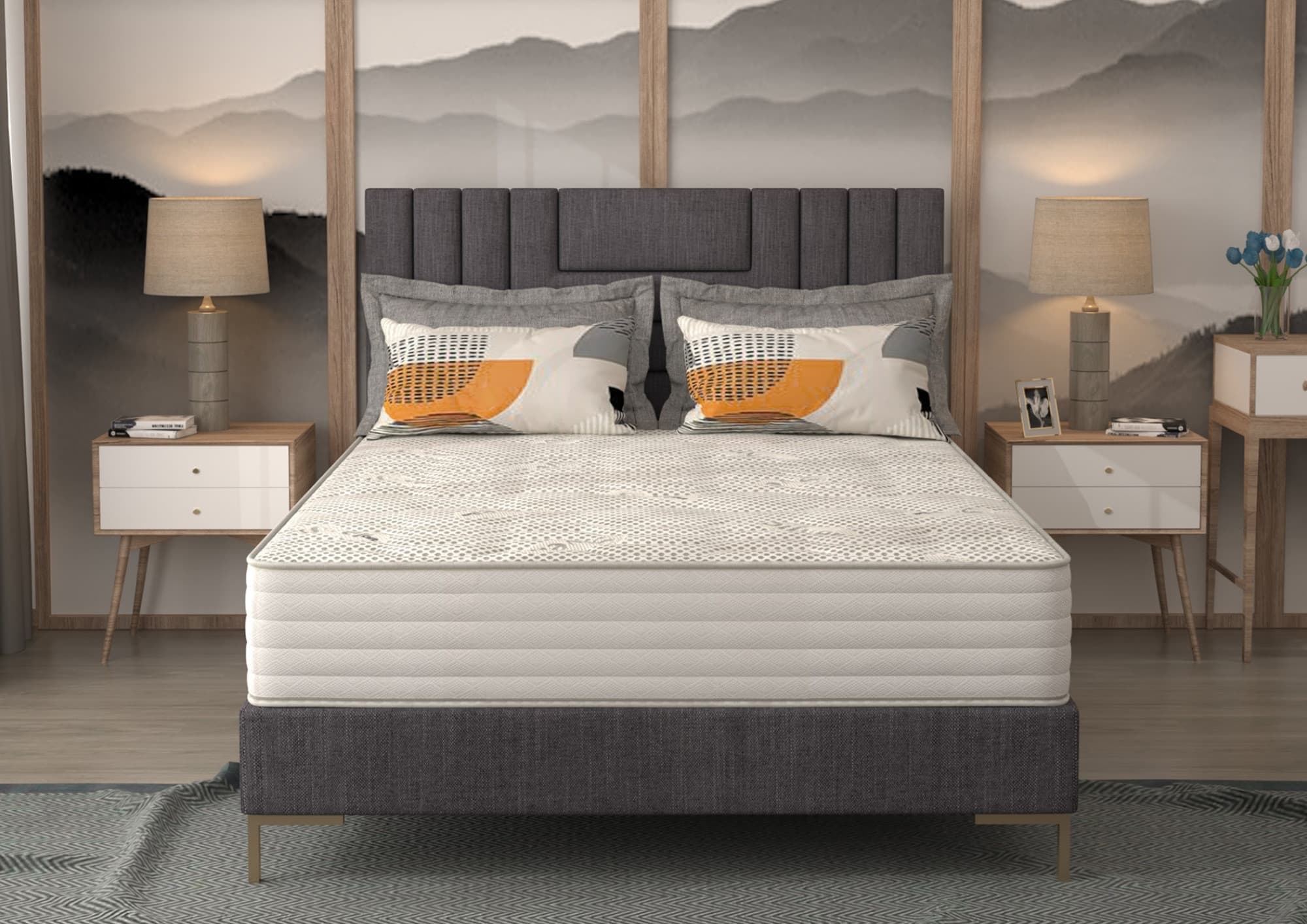 Saltea cu arcuri Silver Protect 4 HOTEL 90x200, inaltime 25 cm, ortopedica, duritate extra ferma - 4