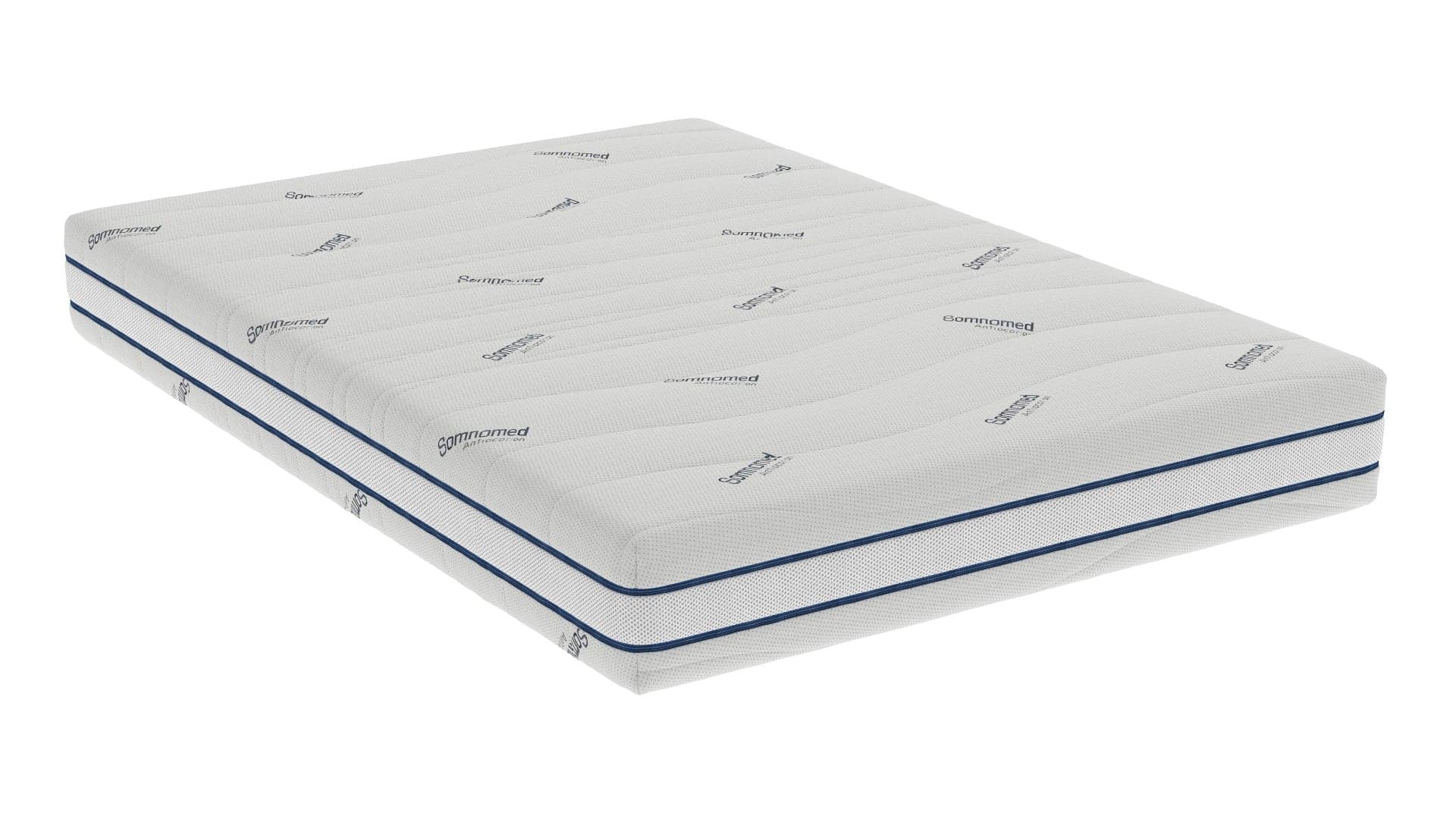 Saltea cu memorie Somnomed Antiacaria 90x200, înălțime 20 cm, pentru alergici, husă cu tratament antiacarian, rulată, fermitate medie - 7