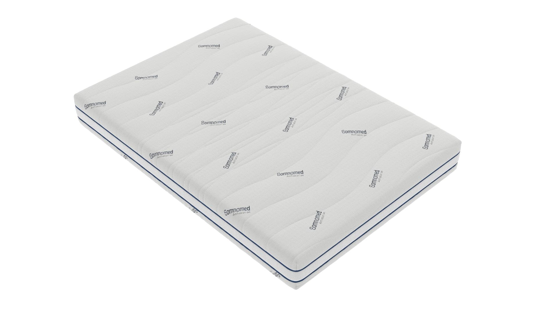 Saltea cu memorie Somnomed Antiacaria 90x200, înălțime 20 cm, pentru alergici, husă cu tratament antiacarian, rulată, fermitate medie - 6
