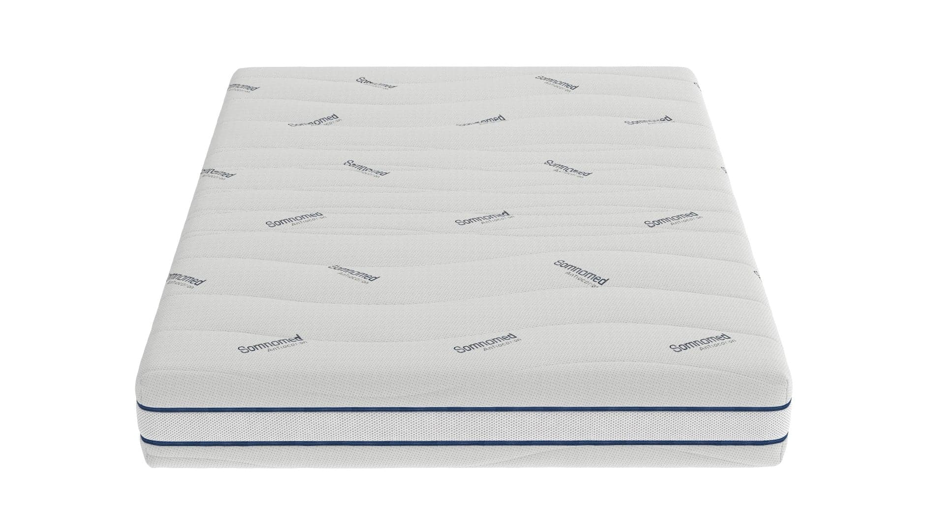 Saltea cu memorie Somnomed Antiacaria 90x200, înălțime 20 cm, pentru alergici, husă cu tratament antiacarian, rulată, fermitate medie - 5