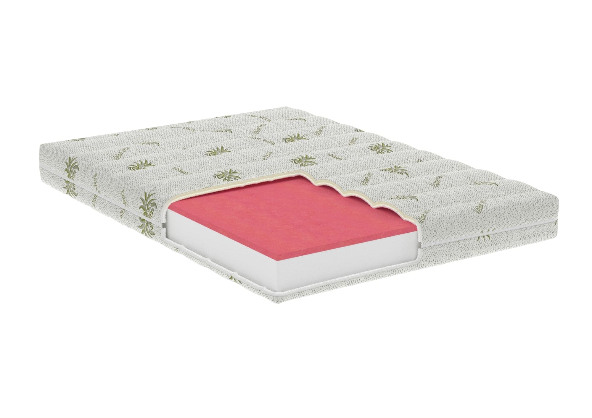 Saltea cu memorie SomnART XXL Memory Plus 200x200, înălțime 25cm, pentru persoane supraponderale, husă Aloe Vera detașabilă, rulată, fermitate mare - 2
