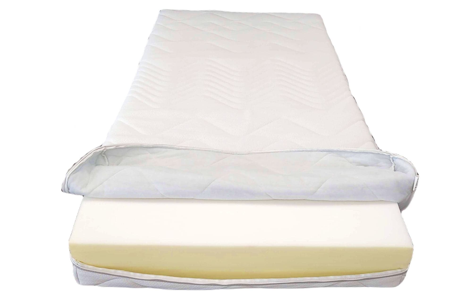 Husa saltea 100x190x18, matlasata,  lavabila, detasabila, cu fermoar 4 laturi - 2