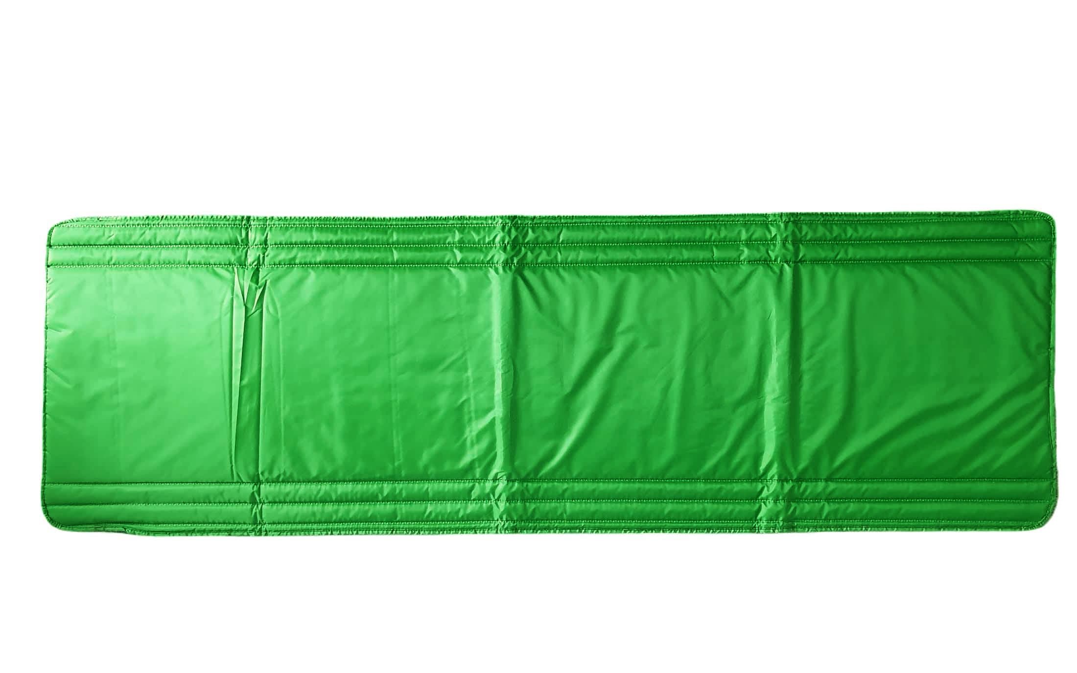 Saltea cu interior vatelină Somnart 60x190, înălțime 1 cm, pentru șezlong, două segmente, husă impermeabilă, culoare vernil - 4