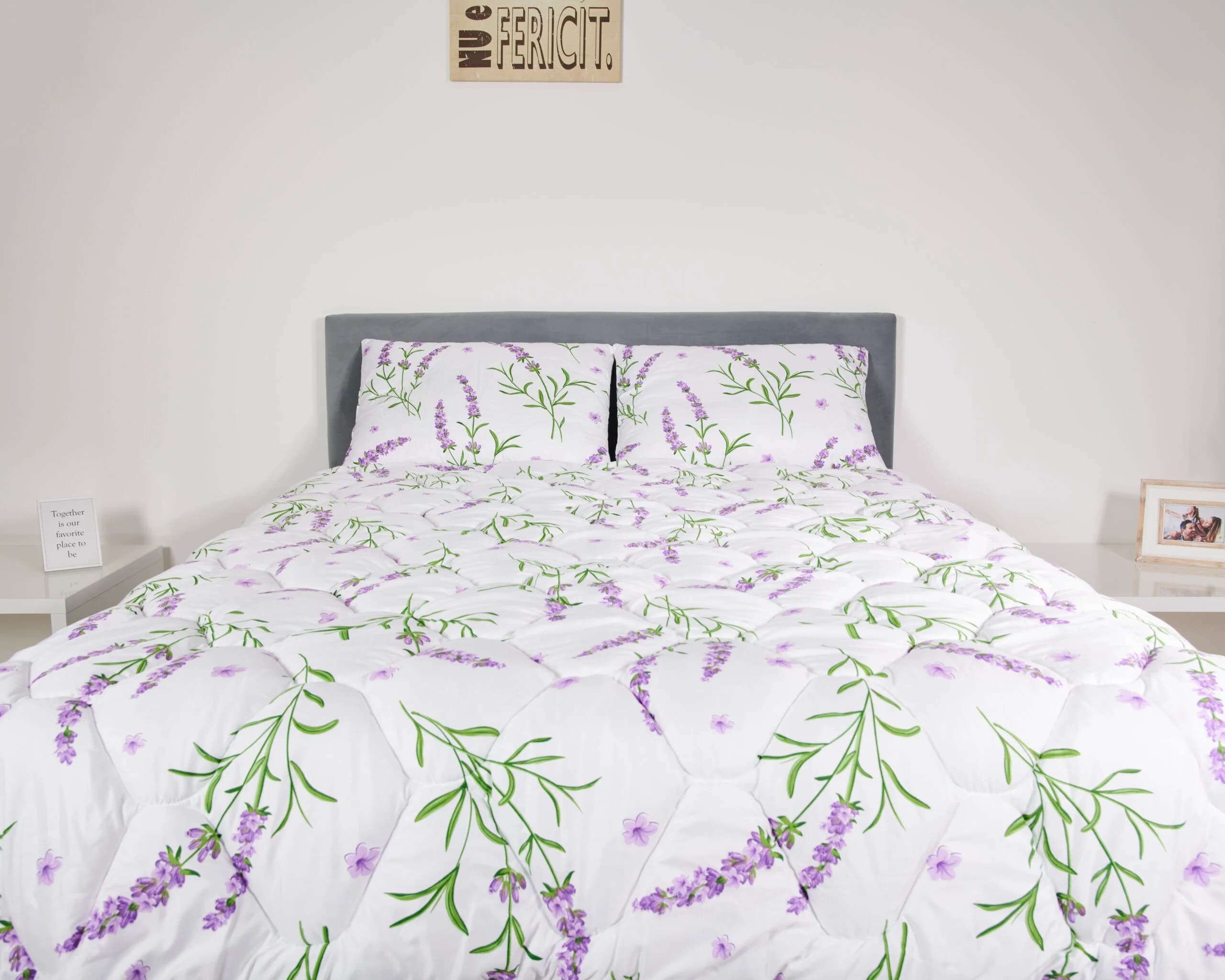 Pilota matlasata Lavanda Confort 200x220 cm, 250gsm, de vara - 3