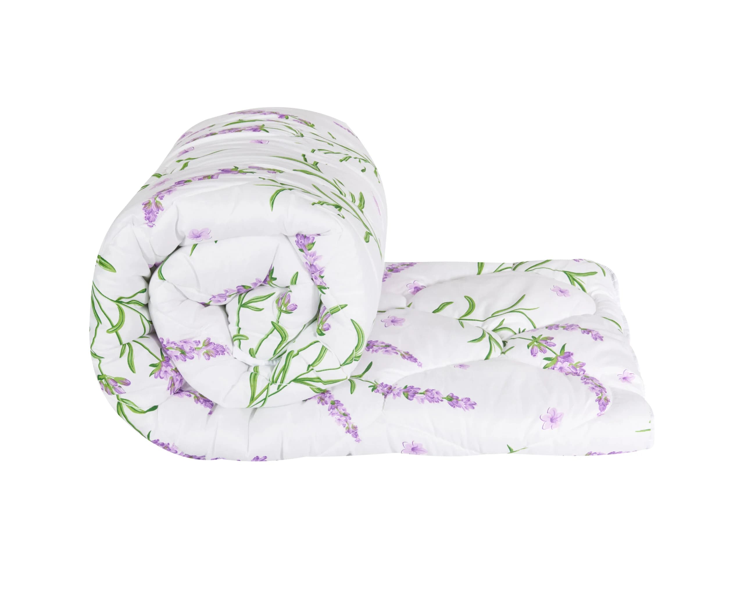 Pilota matlasata Lavanda Confort Somnart, 200x220 cm, 500 g, microfibra, de iarna, foarte groasa