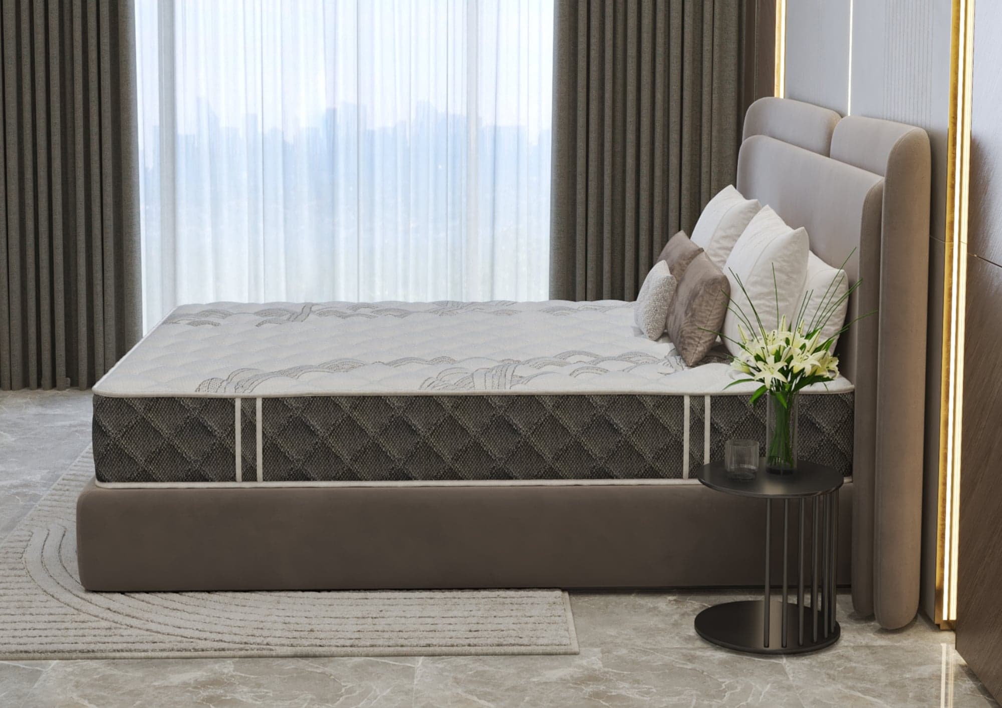 Saltea Somnart Memory Dream 90x200, înălțime 24 cm, cu mânere, fermitate mediu-tare - 3