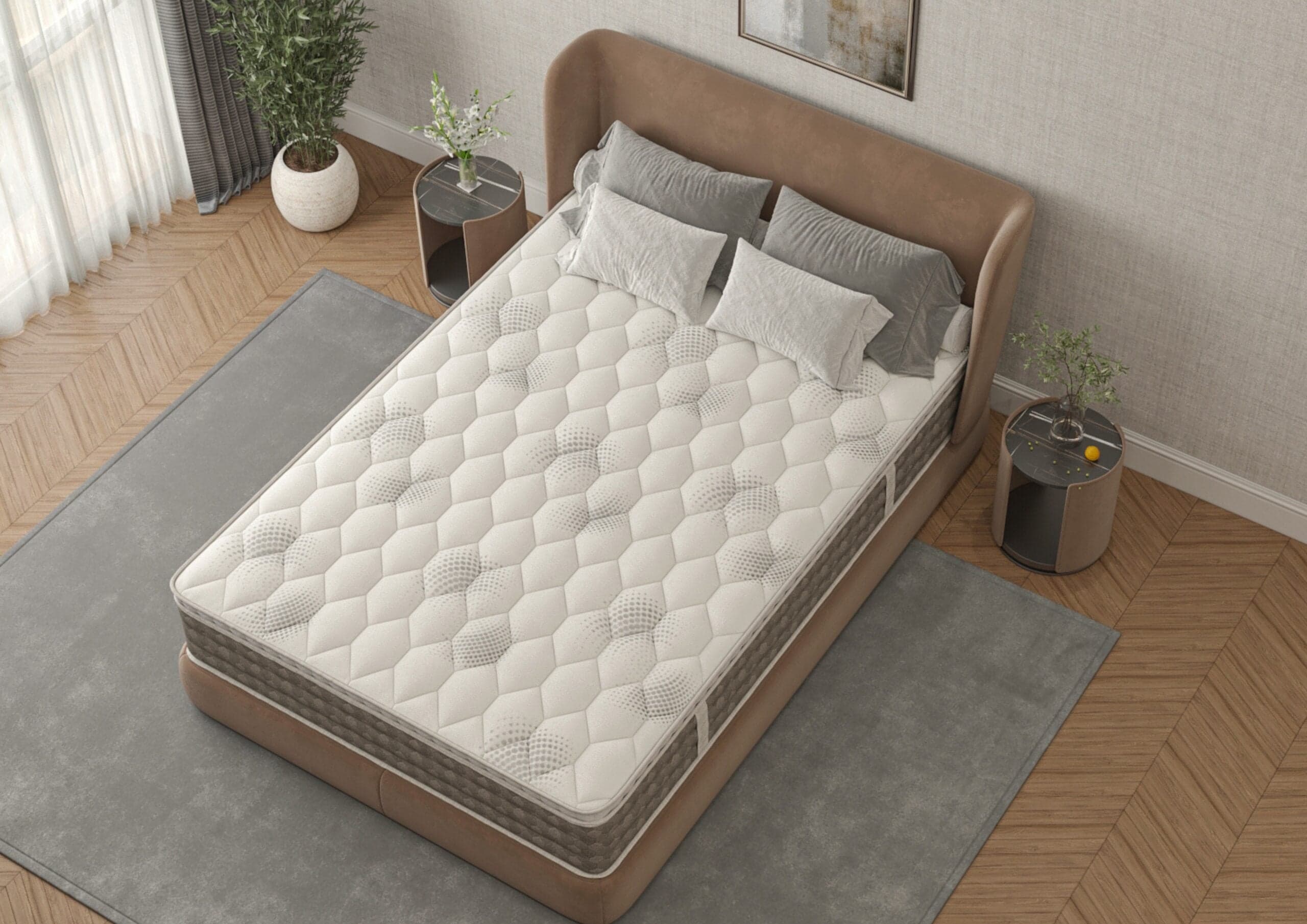 Saltea cu memorie Somnia DuoFlex 160×200, înălțime 27 cm, cu topper integrat, detasabil, fermitate mediu-tare - 5