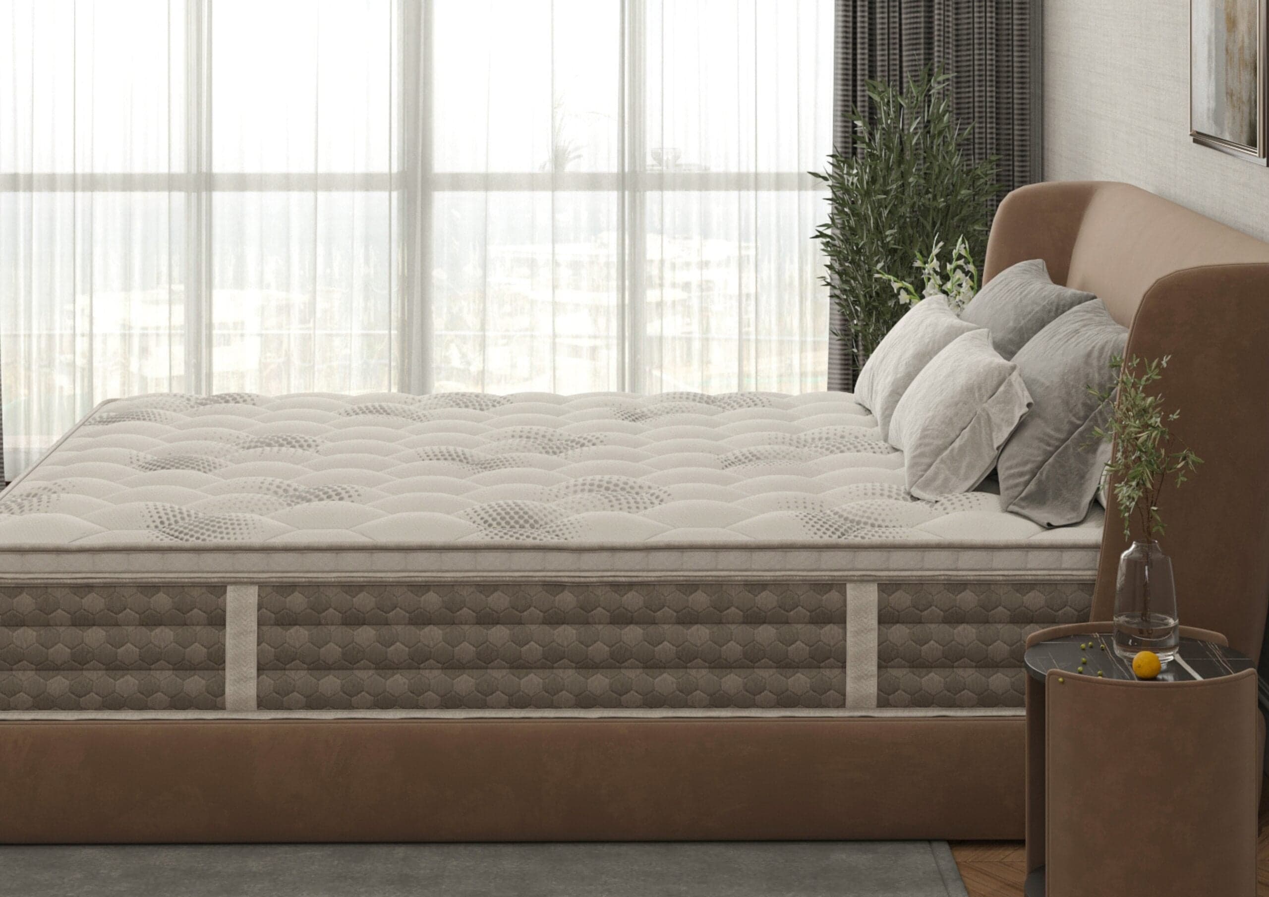 Saltea cu memorie Somnia DuoFlex 160×200, înălțime 27 cm, cu topper integrat, detasabil, fermitate mediu-tare - 4